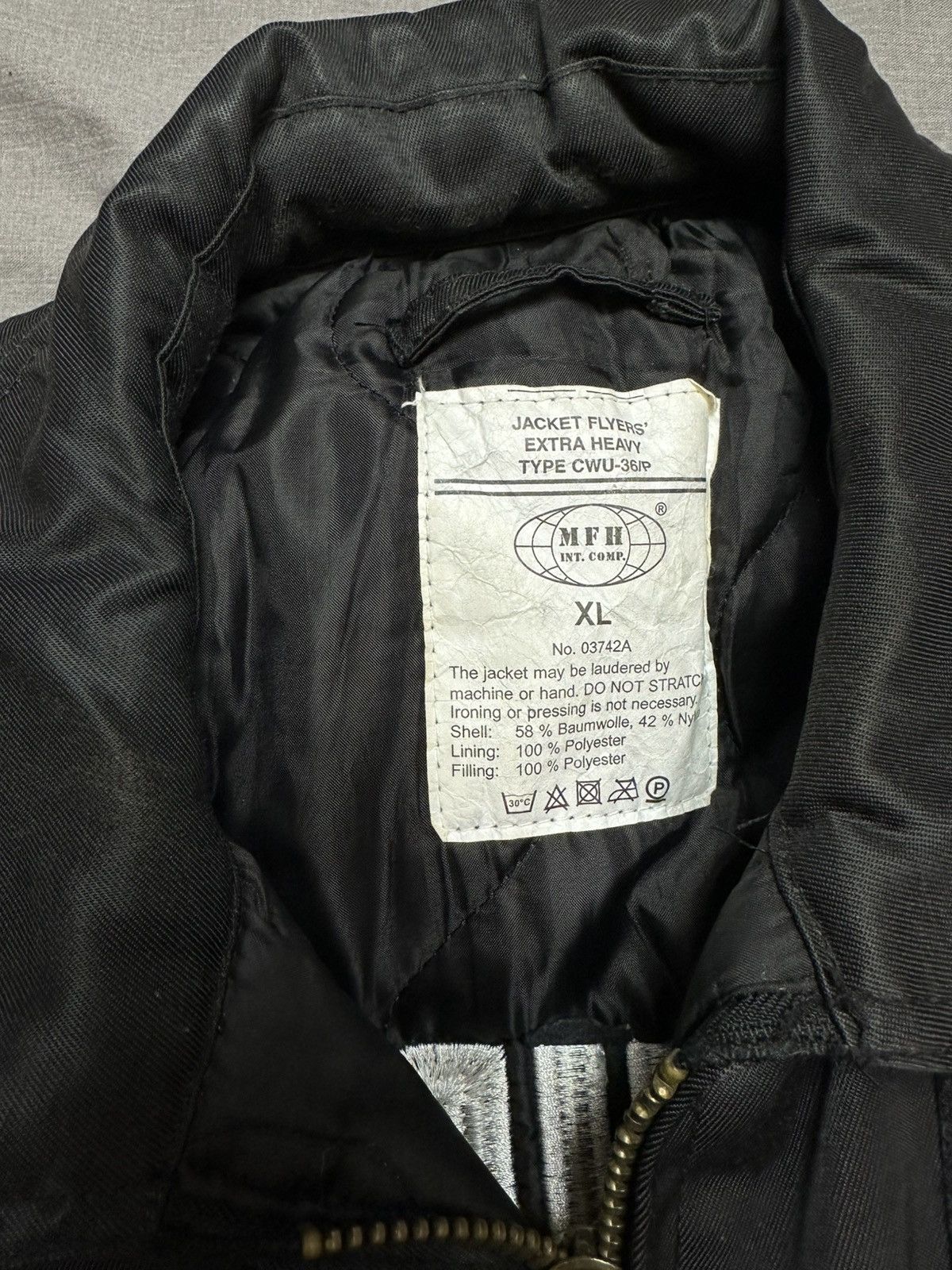 Japanese Brand Security Bomber Jacket Vintage Y2k Boxy Fit Streetwear Alpha Size US XL / EU 56 / 4 - 5 Thumbnail