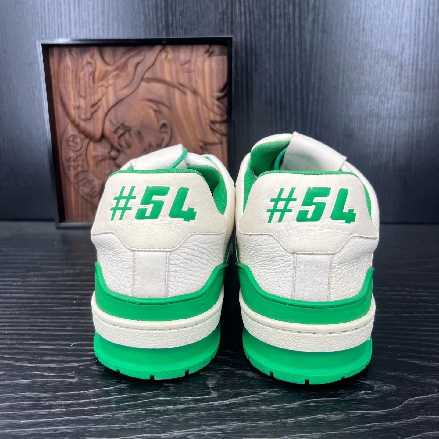 Louis Vuitton LV Trainer White Green 42 New Size US 9 / EU 42 - 6 Thumbnail