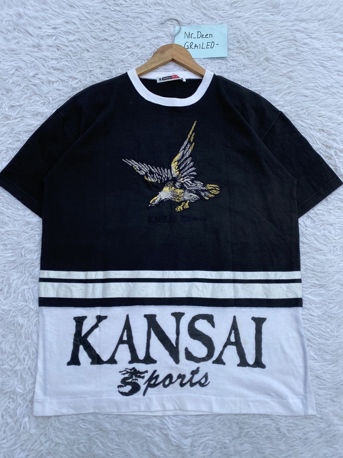Kansai Yamamoto Rare Vintage Kansai Sport Spellout Shirt Size US L / EU 52-54 / 3 - 4 Thumbnail