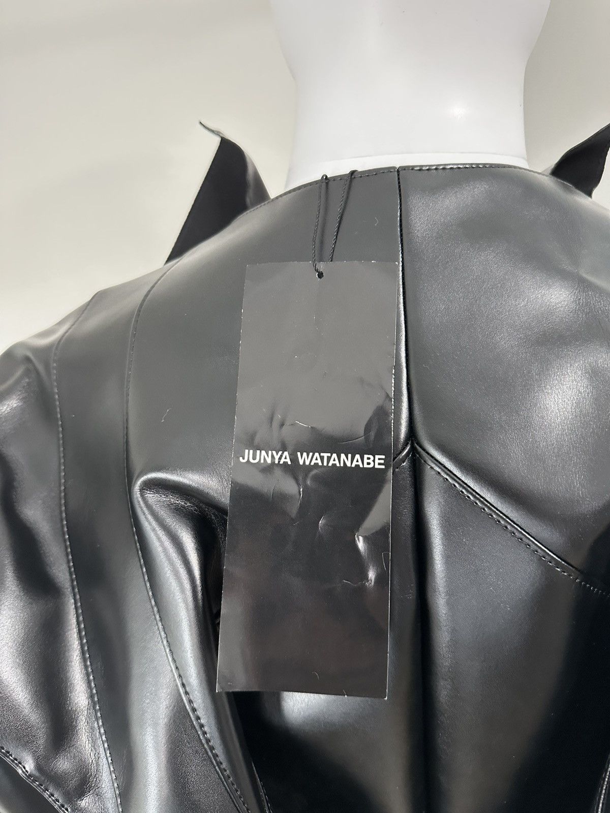 Junya Watanabe JUNYA WATANABE x CDG ASYMMETRICAL BIKER JACKET “BATMAN” 🦇 Size US S / EU 44-46 / 1 - 8 Thumbnail