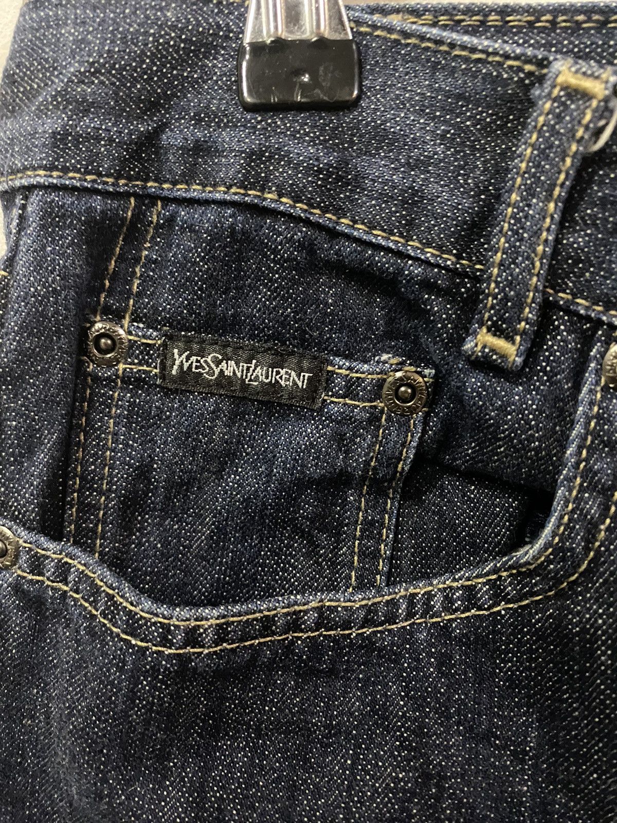 Yves Saint Laurent Denim YSL Shorts YSL Jeans Indigo Size US 36 / EU 52 - 5 Thumbnail