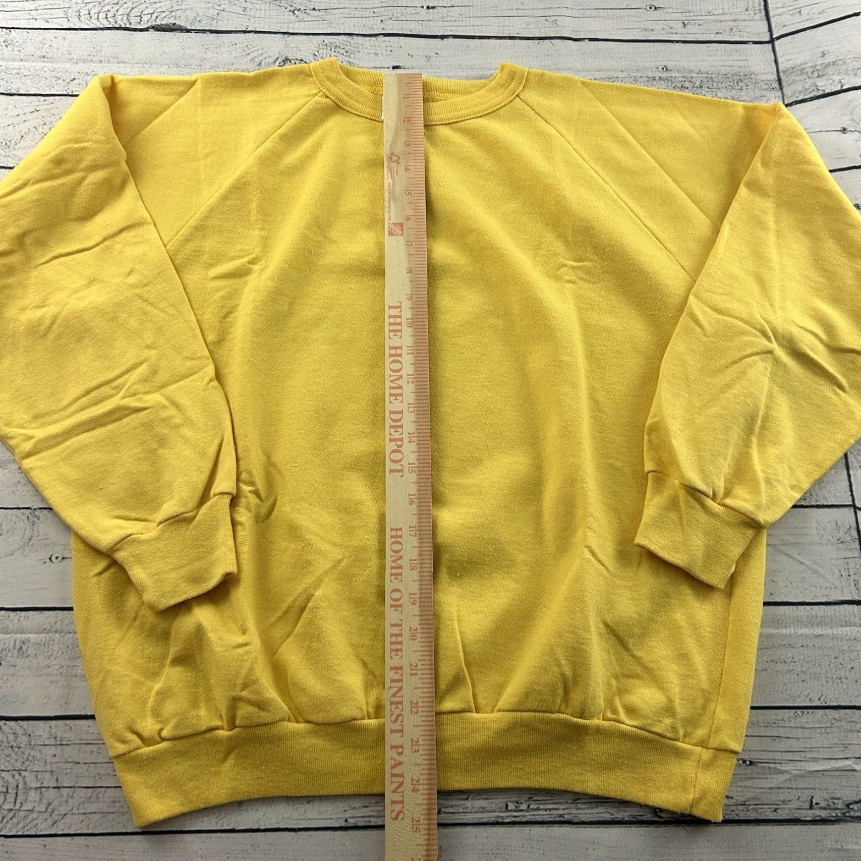 Vintage VINTAGE Alore Sweatshirt Mens Large Yellow Pullover Crewneck Shirt Size US L / EU 52-54 / 3 - 4 Thumbnail