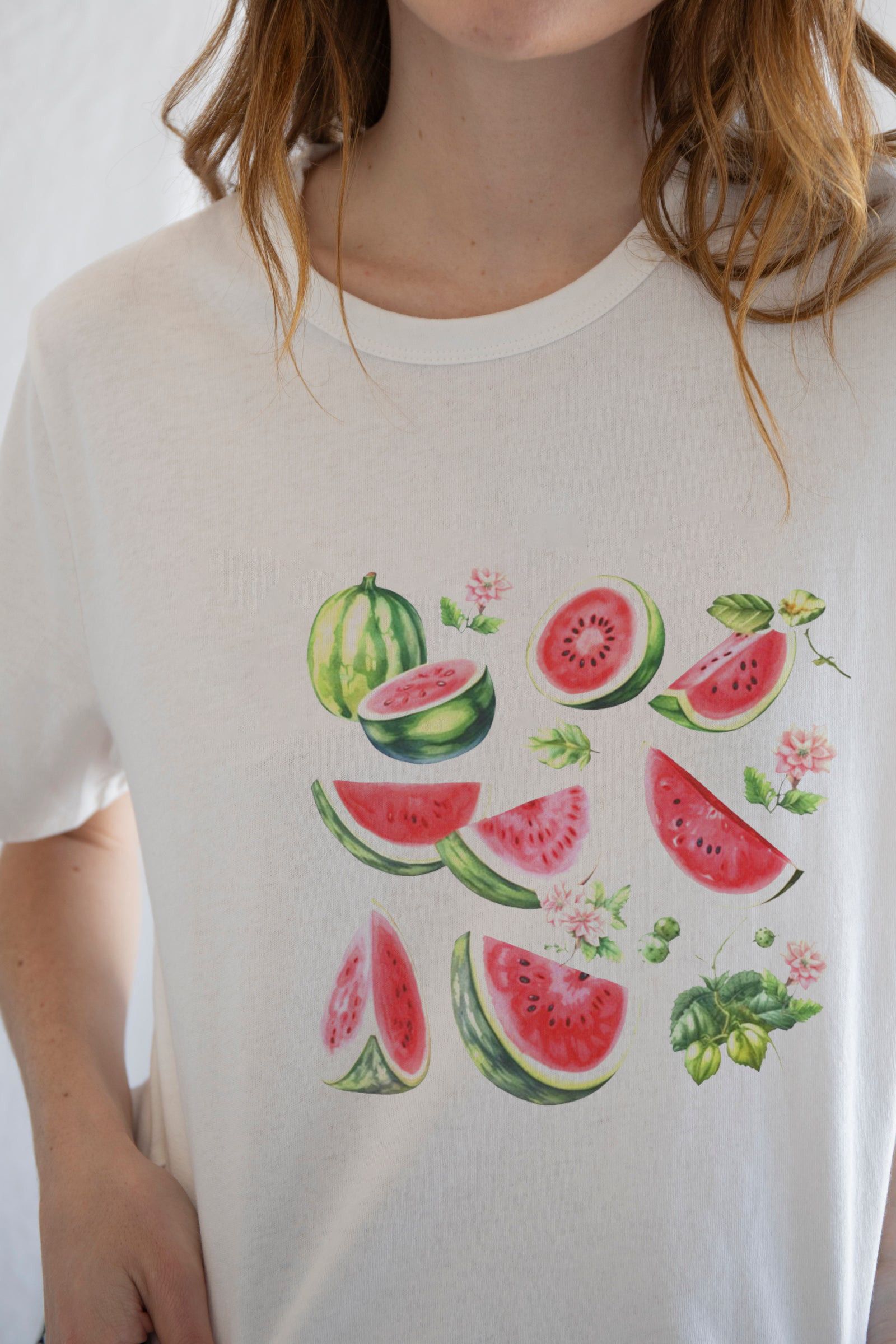 The Unbranded Brand Watermelon Graphic Tee, Summer Fruit Shirt Size S / US 4 / IT 40 - 3 Thumbnail