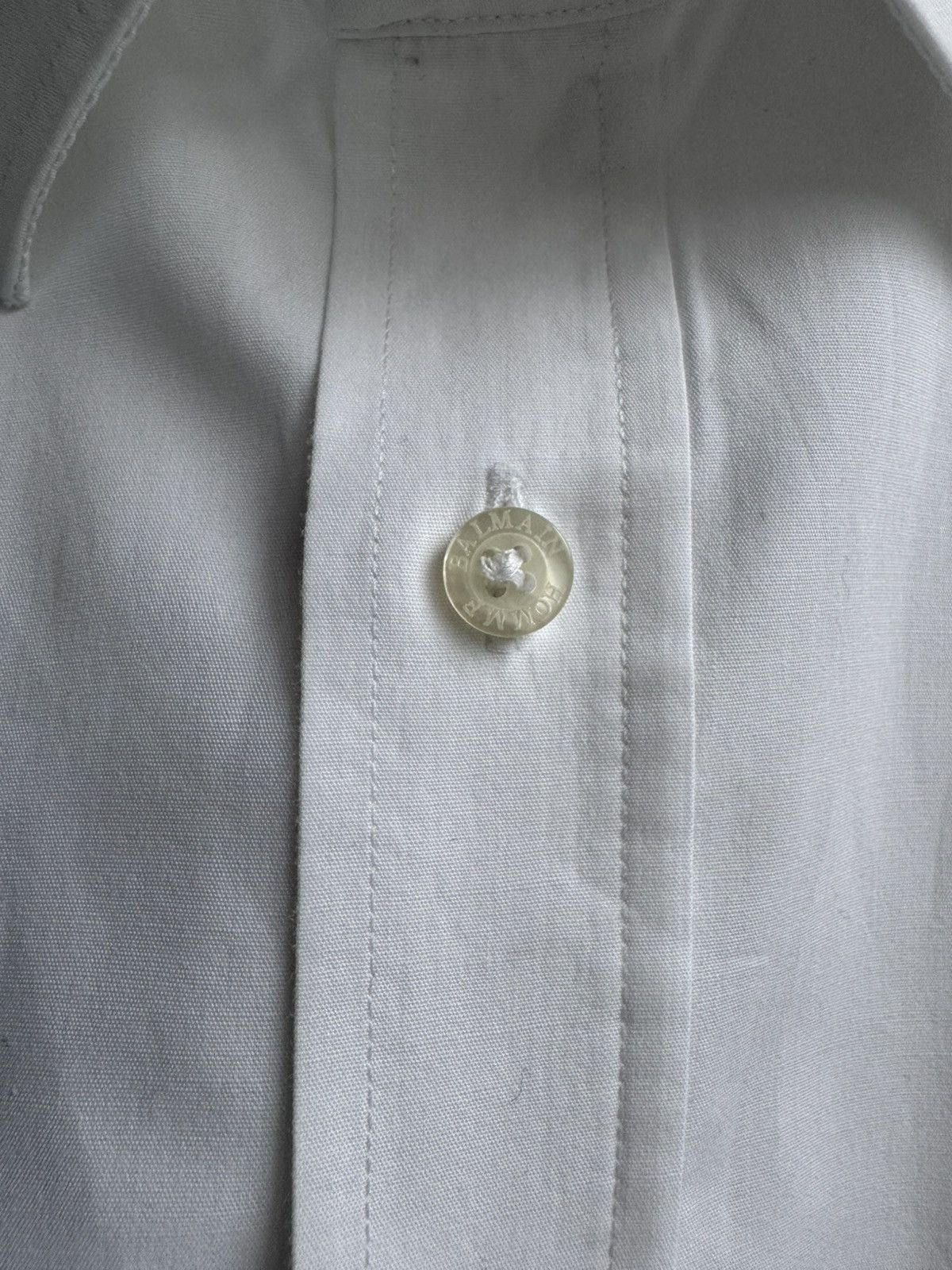 Balmain Balmain Paris Button Down Cotton Shirt Men’s Sz 16 / 41 Size US M / EU 48-50 / 2 - 5 Thumbnail