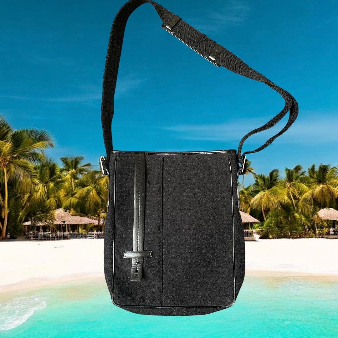 Dior × Hedi Slimane Dior Homme AW05 Hedi Era Black Drum Duffel Bag
