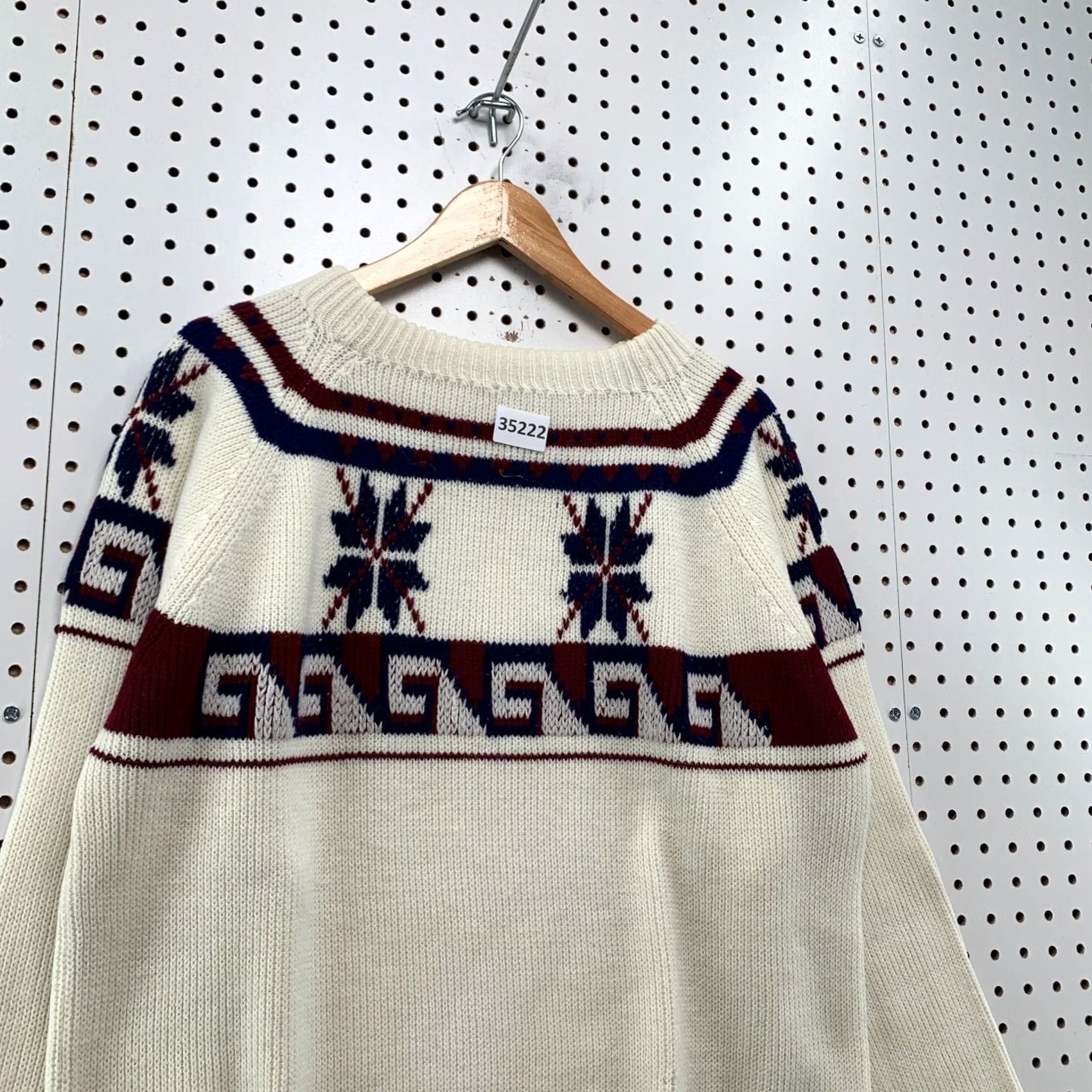 Vintage VINTAGE Richman Brothers Knit Sweater FITS Size Large Men XL Icelandic USA 23x26 Size US L / EU 52-54 / 3 - 5 Thumbnail