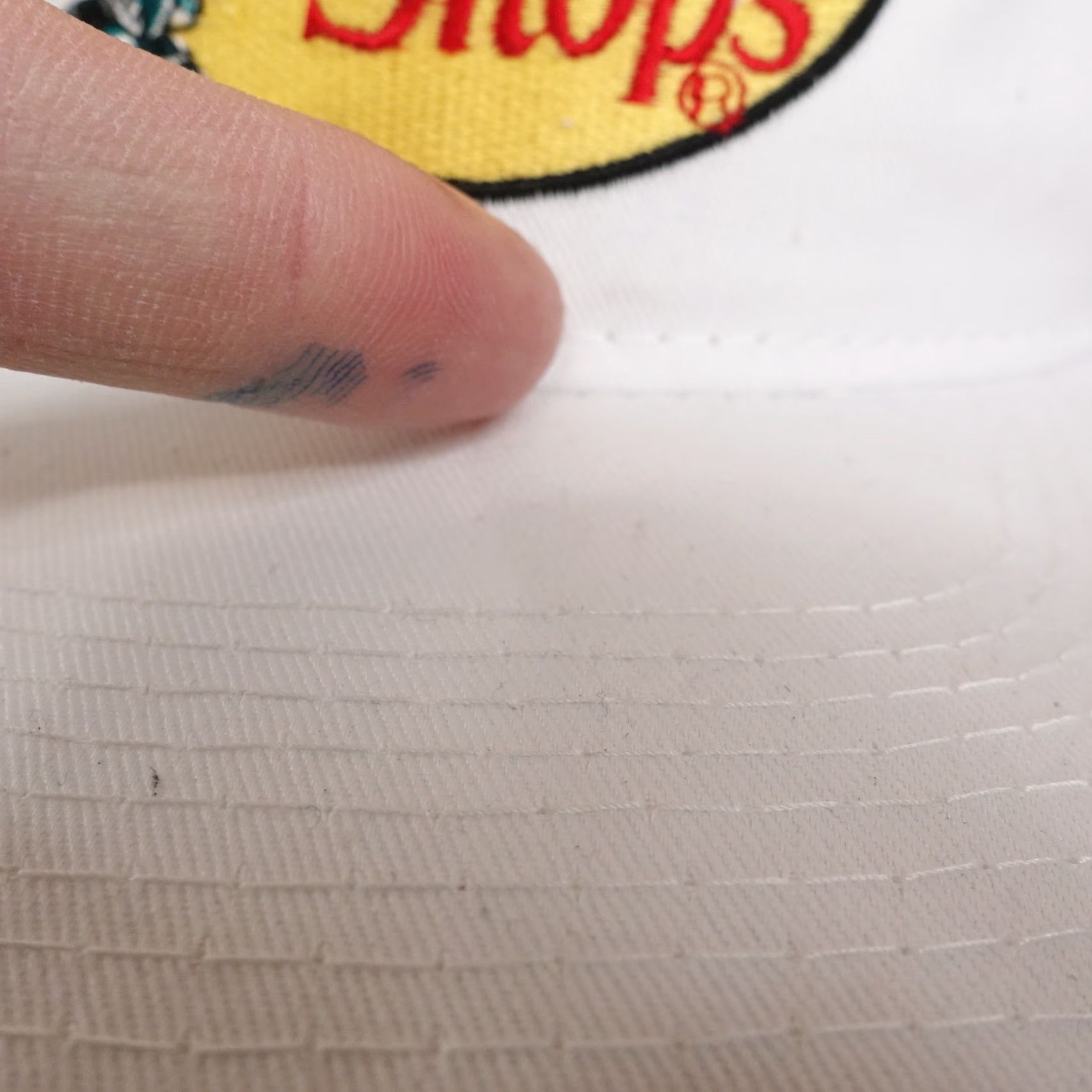 Bass Pro Shops BASS PRO SHOPS WHITE SNAPBACK TRUCKER BASEBALL CAP | One Size | Solid | Casual | Mens Size ONE SIZE - 2 Thumbnail