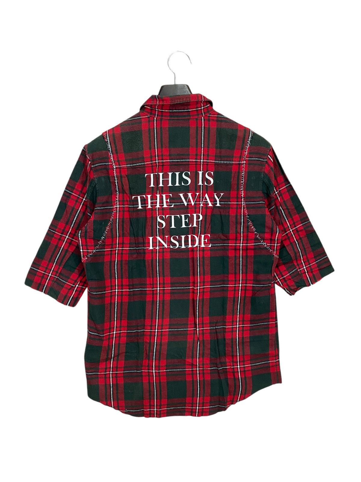 Japanese Brand × Jun Takahashi × Undercover Vintage UNDERCOVER JUN TAKAHASHI tartan shirt button ups Size US M / EU 48-50 / 2 - 6 Thumbnail