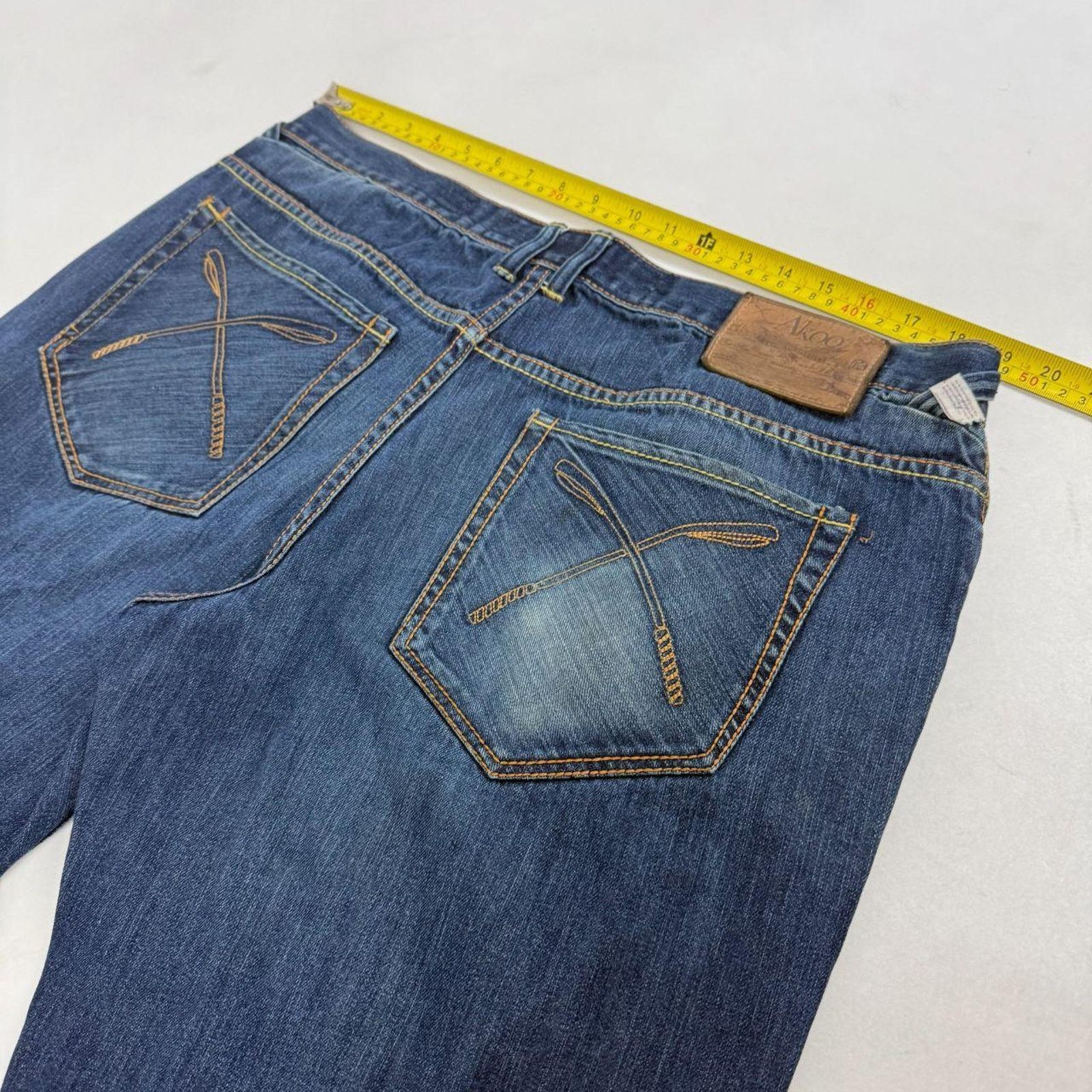 Japanese Brand × Le Grande Bleu (L.G.B.) × Vintage Vintage y2k faded skater archive baggy wide leg rare jeans Size US 38 / EU 54 - 5 Thumbnail