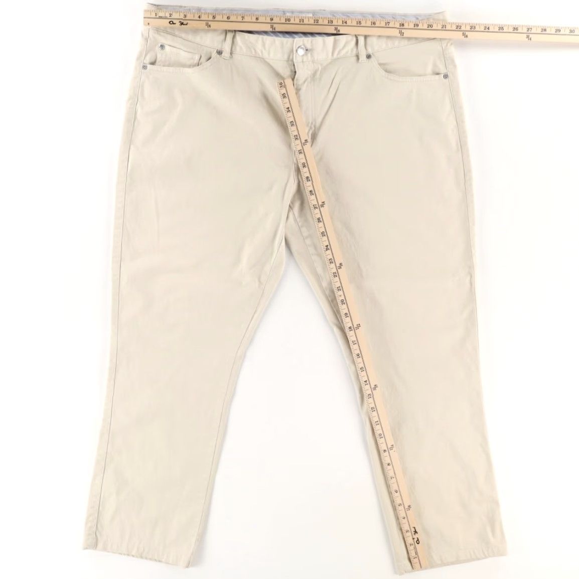 Peter Millar Peter Millar Ultimate Sateen 5 Pocket Chino Pants Sand Men's 44 Size US 44 / EU 60 - 3 Thumbnail
