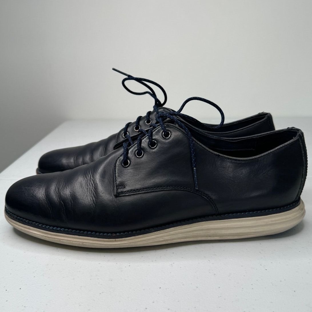 Cole Haan Cole Haan C22766 Dark Blue Leather Grand OS Plain  display picture 1