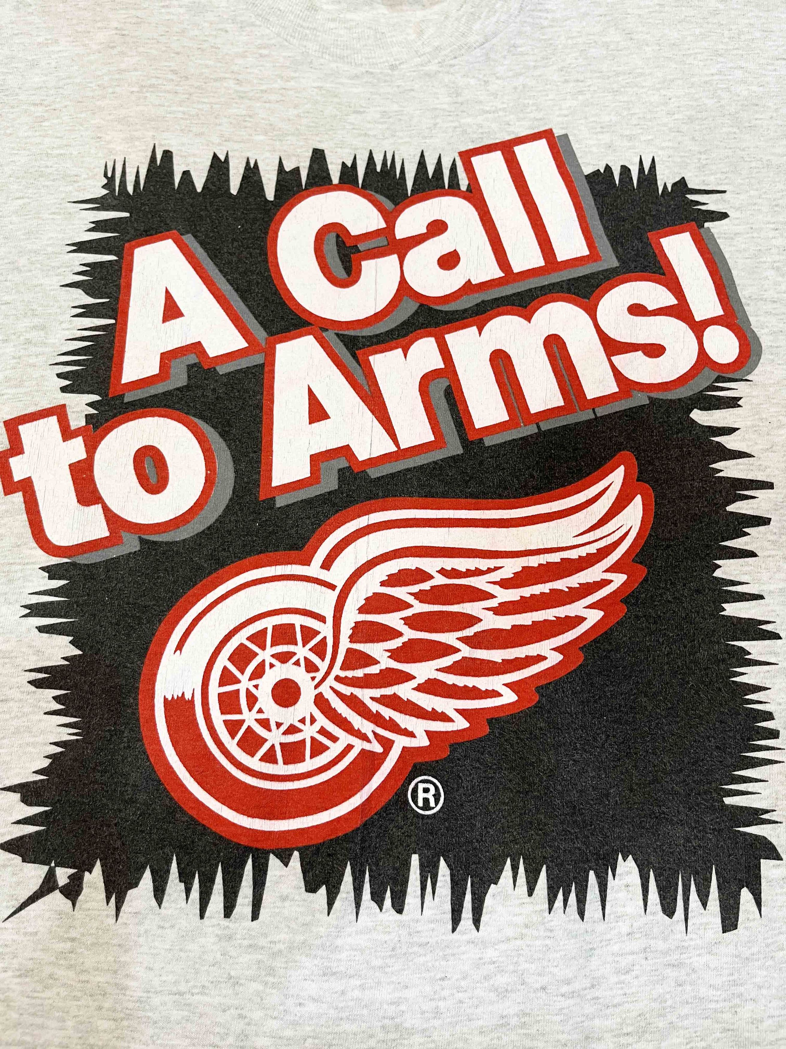 Fruit Of The Loom × Vintage Vintage Fruit of the Loom NHL Detroit Red Wings T-Shirt Size US XXL / EU 58 / 5 - 2 Thumbnail