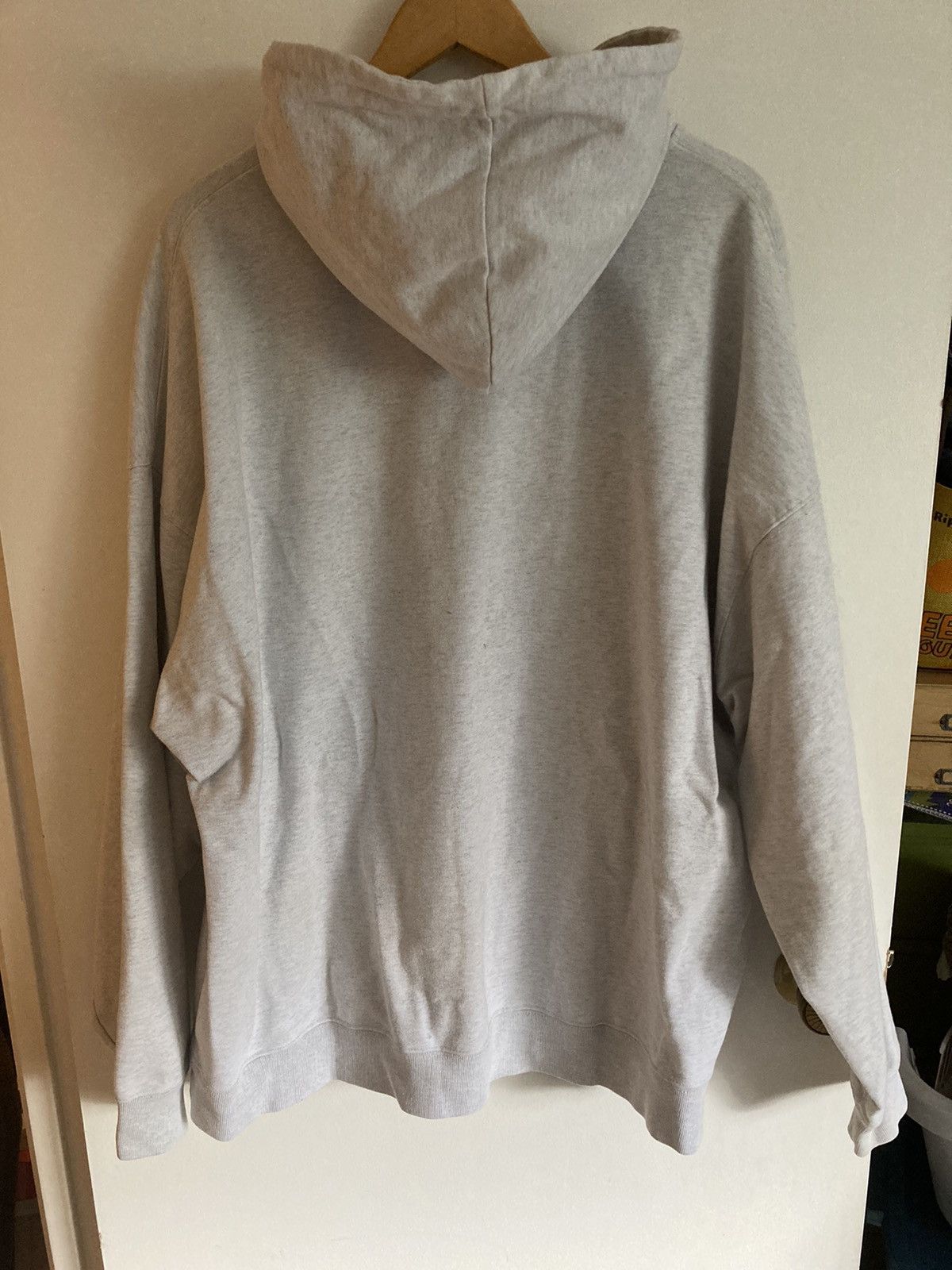 Vintage Oversized Grey Hoodie w/ Rose Stich Size US XXL / EU 58 / 5 - 4 Thumbnail