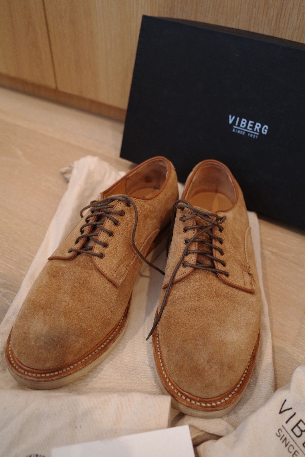 Viberg Viberg Derby 2030 size 7.5 – Vibram Rubber Sole Size US 7.5 / EU 40-41 - 1 Thumbnail
