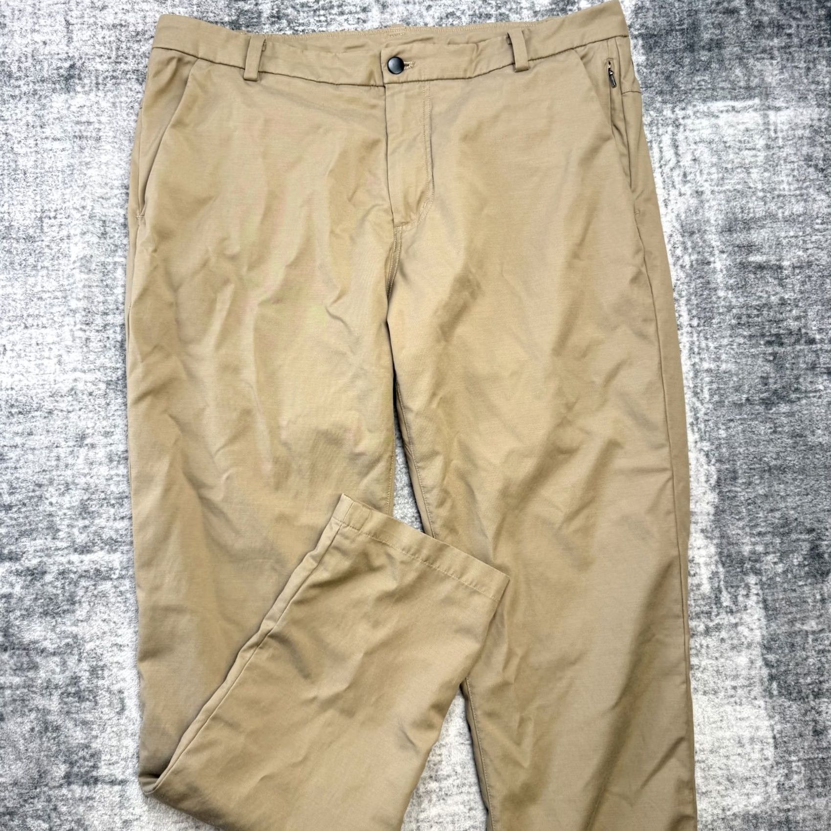 Lululemon Lululemon Commission Pants Mens 36x34 Khaki Stretch Performance Commute READ Size US 36 / EU 52 - 2 Thumbnail