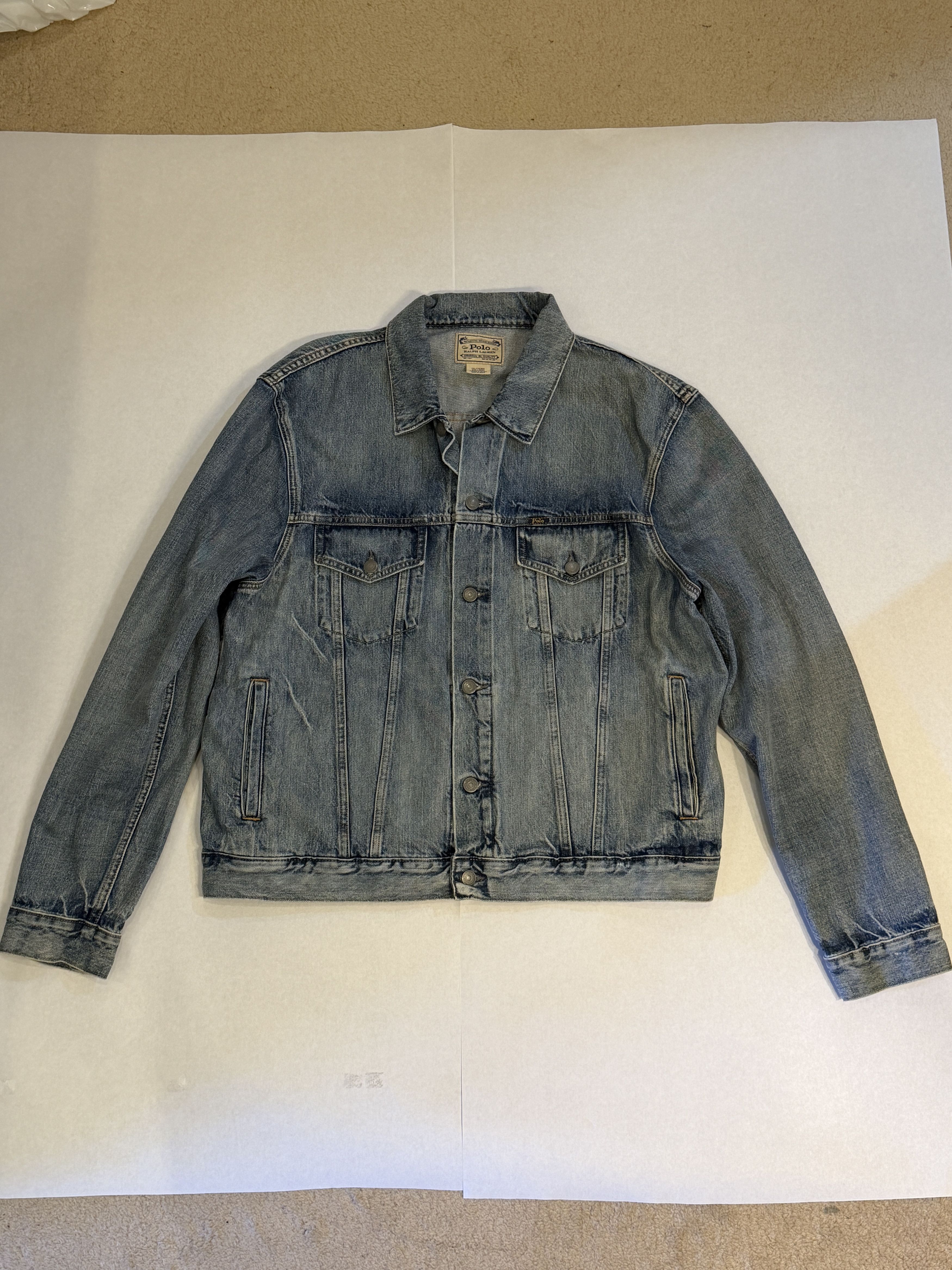 Polo Ralph Lauren Polo Vintage Denim Jacket Size US XXL / EU 58 / 5 - 1 Thumbnail