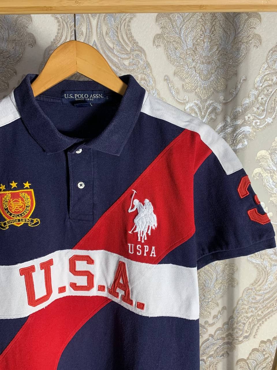 Polo Ralph Lauren Vintage U.S Polo ASSN USA Designer Casual Classic Y2K 90s Size US L / EU 52-54 / 3 - 2 Thumbnail
