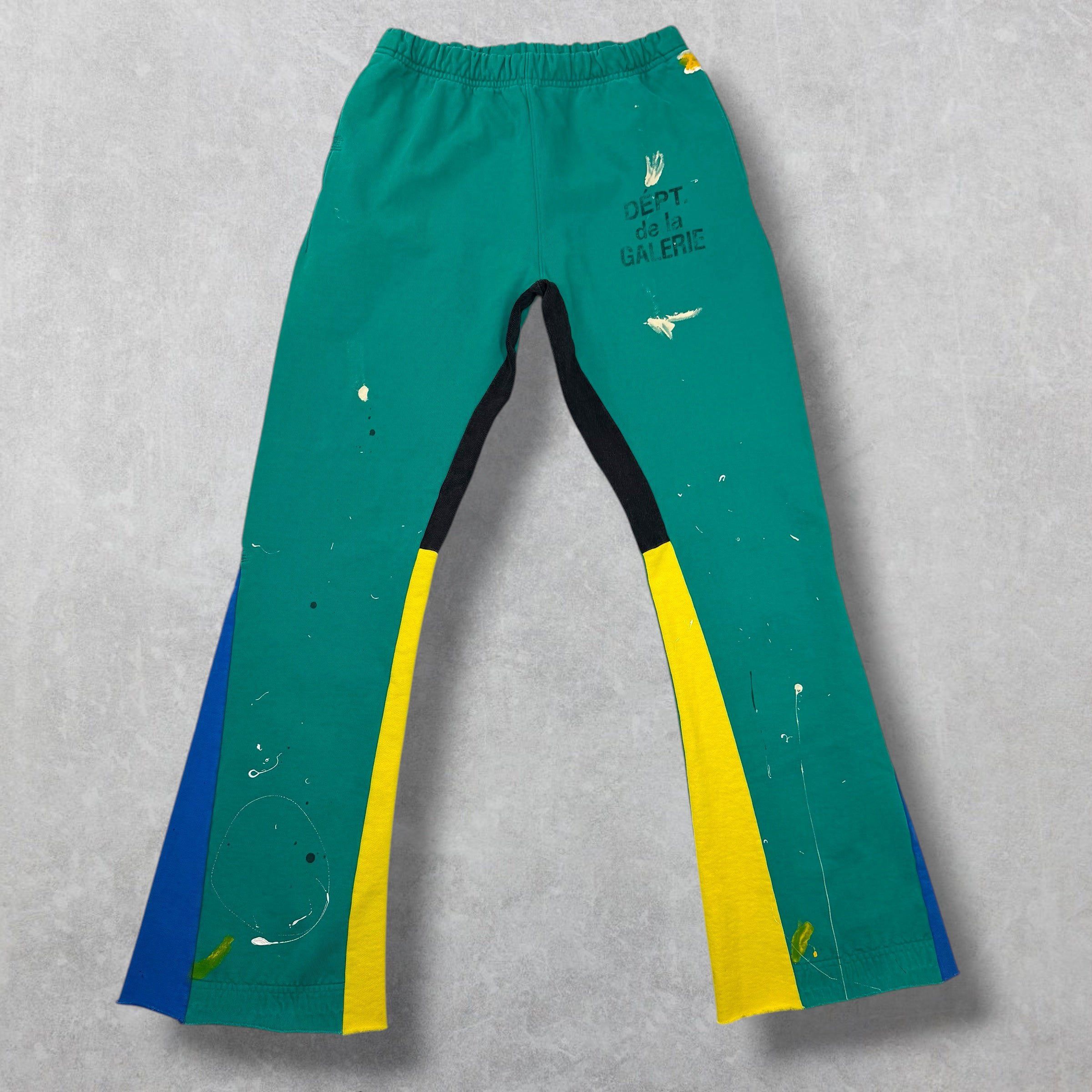 Gallery Dept. Gallery Dept. Emerald Green Flare Sweatpants M Size US 30 / EU 46 - 2 Thumbnail