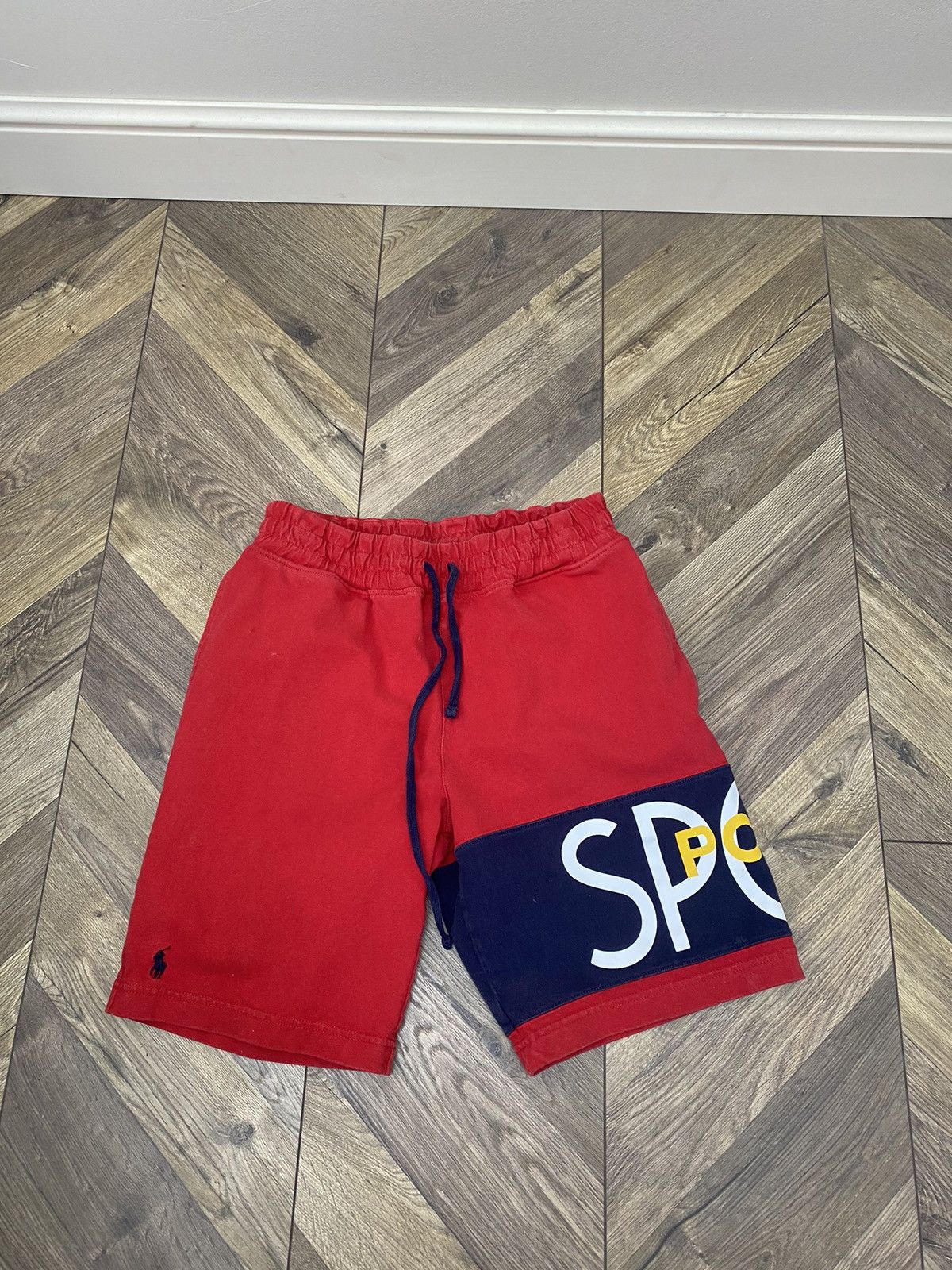 Polo Ralph Lauren × Vintage Vintage POLO RALPH LAUREN POLO SPORT RL 2000 RED SHORTS Size US 28 / EU 44 - 1 Thumbnail