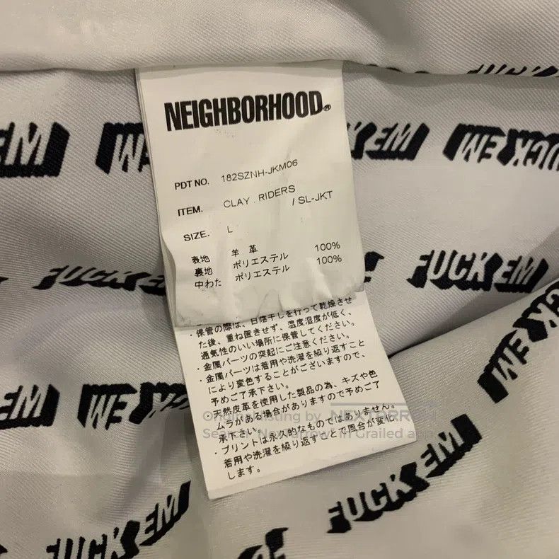 Neighborhood Neighborhood Leather jacket, size L Size US L / EU 52-54 / 3 - 5 Thumbnail