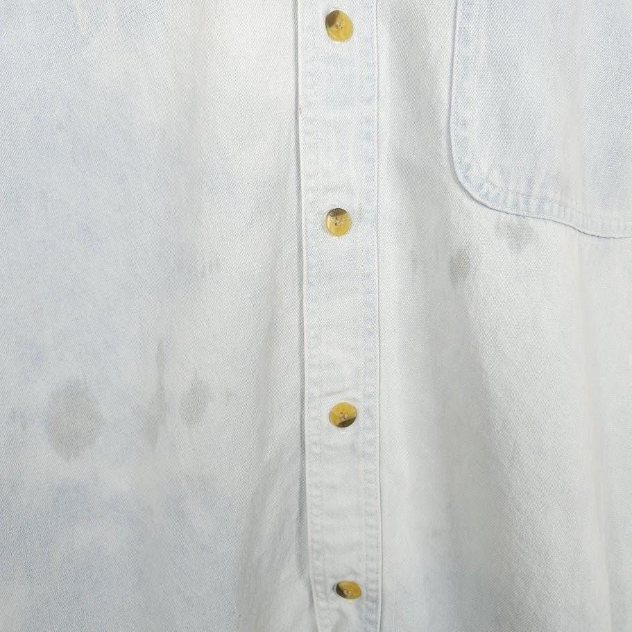 Vintage Vintage New Orleans Denim Shirt Mens Size Large Blue 90s Size US L / EU 52-54 / 3 - 3 Thumbnail