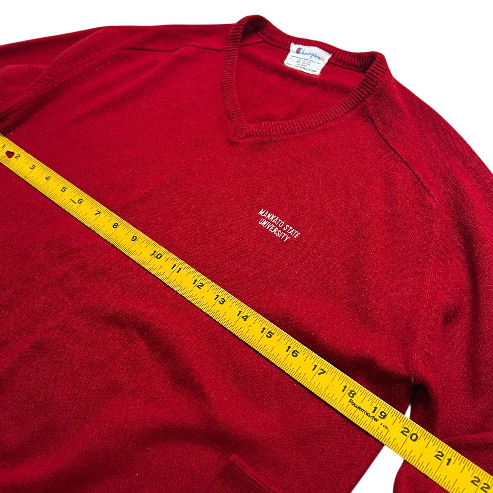Champion Vintage 80's Champion V-Neck Pullover knit Sweater S Size US S / EU 44-46 / 1 - 6 Thumbnail
