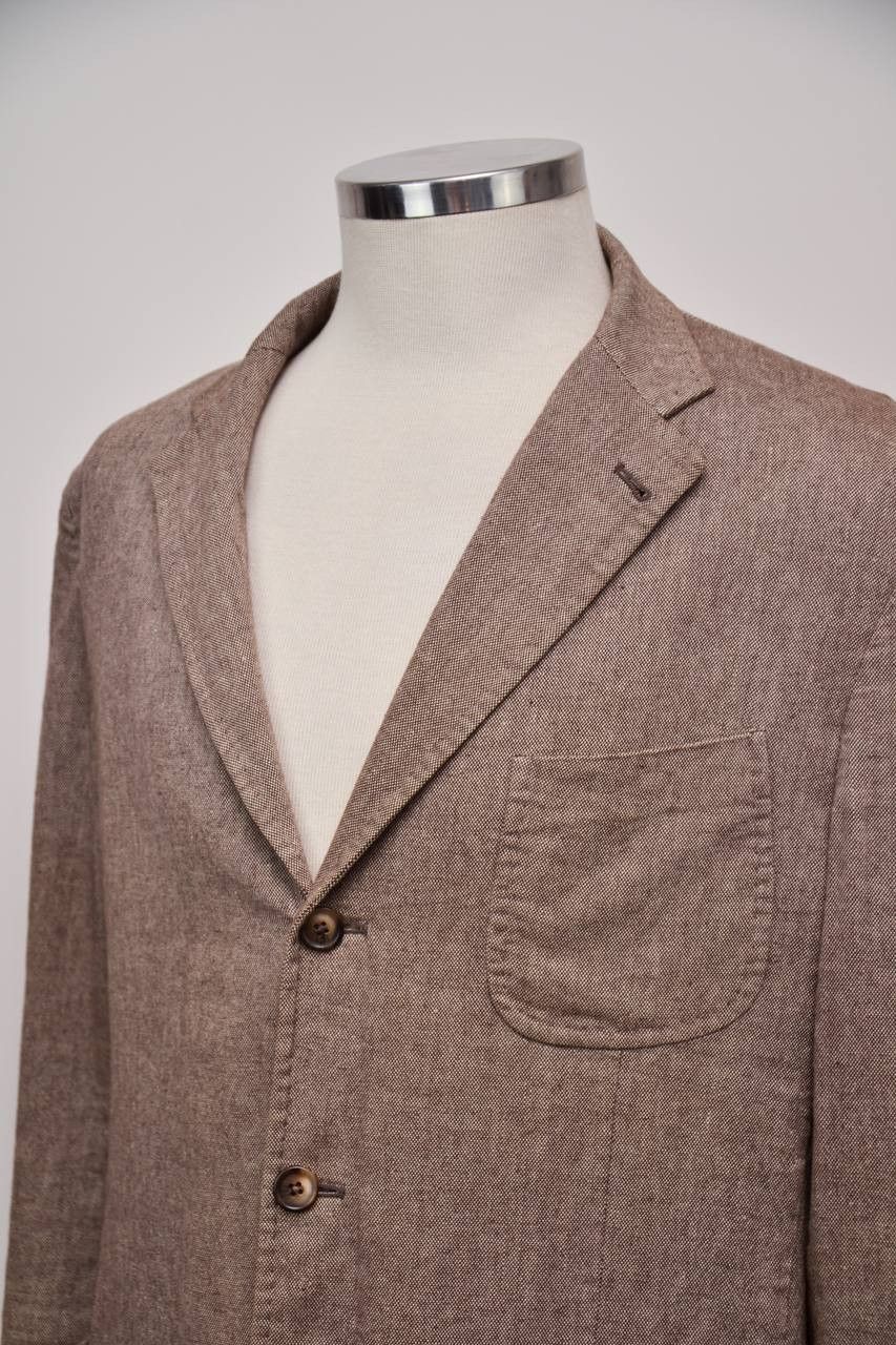 Fay FAY Linen Cotton blazer jacket Size 54R - 2 Thumbnail