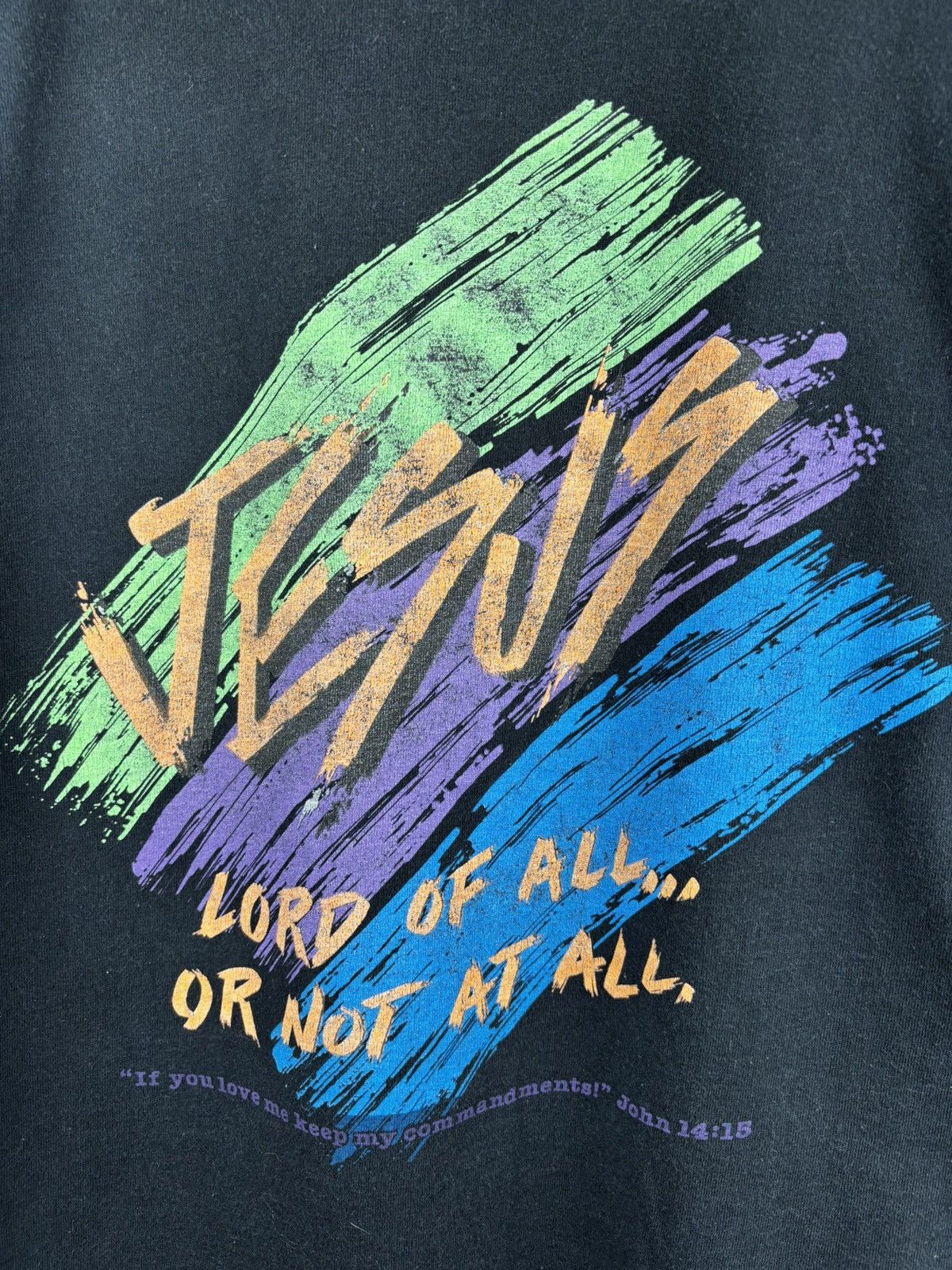 Kanye West × Vintage Jesus Lord of All OR Not At All vintage t shirt L Size US L / EU 52-54 / 3 - 2 Thumbnail