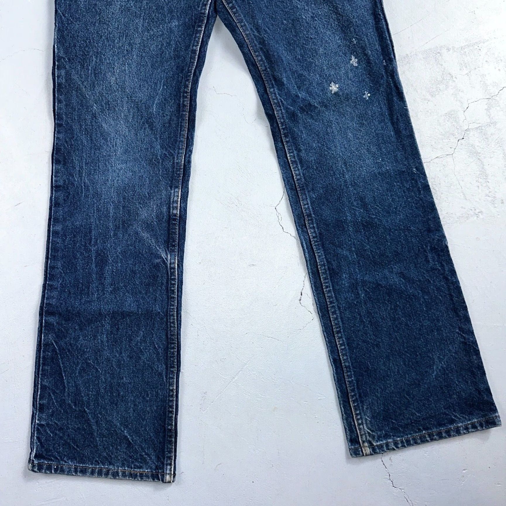 Levi's VINTAGE Levi's 517 Jeans Bootcut USA 90s Orange Tab Blue Worn 32x32 Men's Jeans Size US 32 / EU 48 - 3 Thumbnail