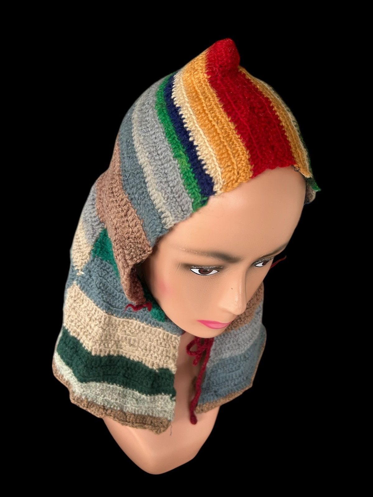 Kapital Crochet Knitted Handmade Balaclava Beanie Size ONE SIZE - 9 Thumbnail