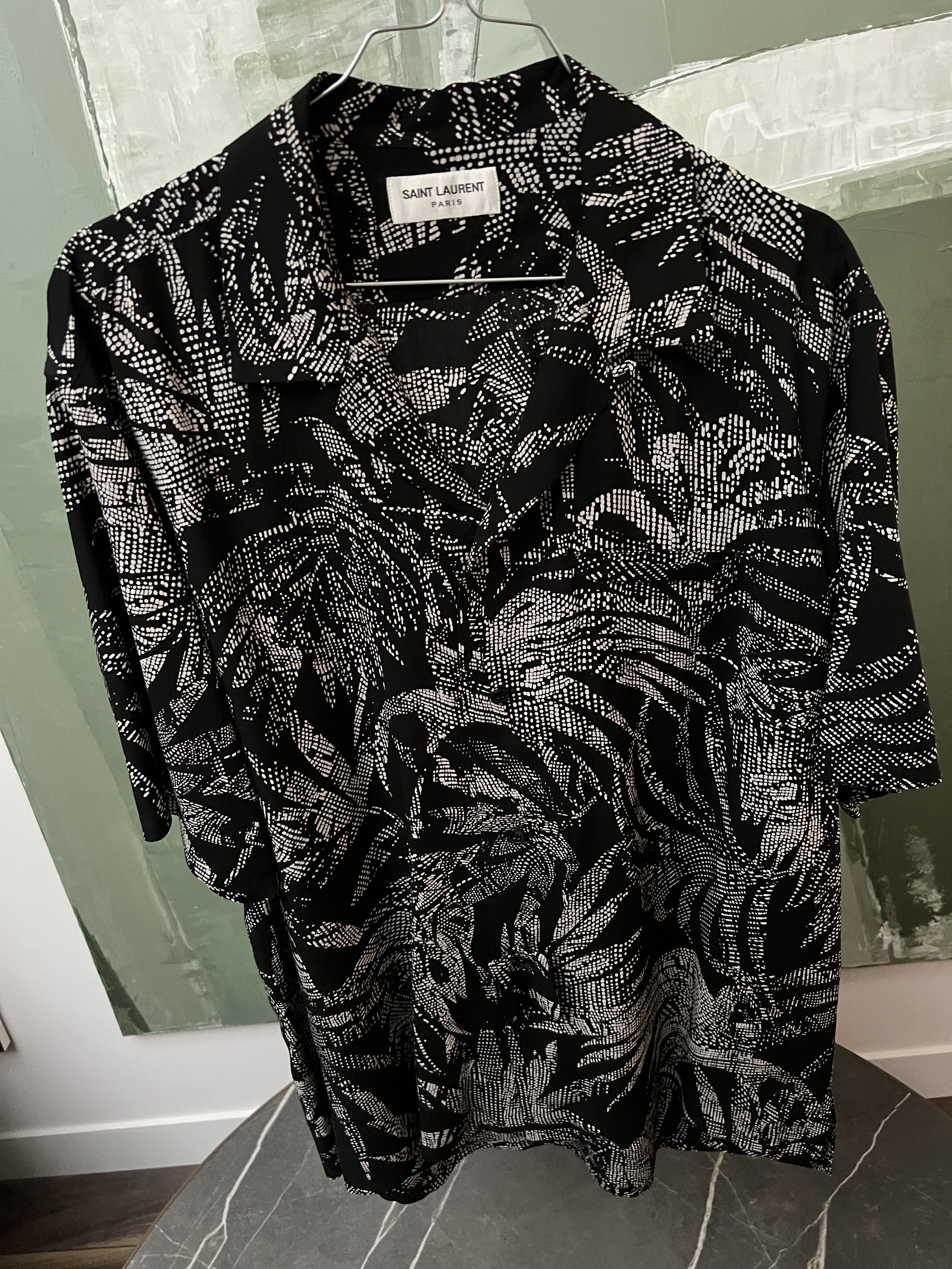 Saint Laurent Palm Vacation Shirt