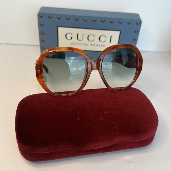 Gucci 💯 - New Authentic GUCCI GG0796S-003 Oversized Octagonal Su Size ONE SIZE - 4 Thumbnail