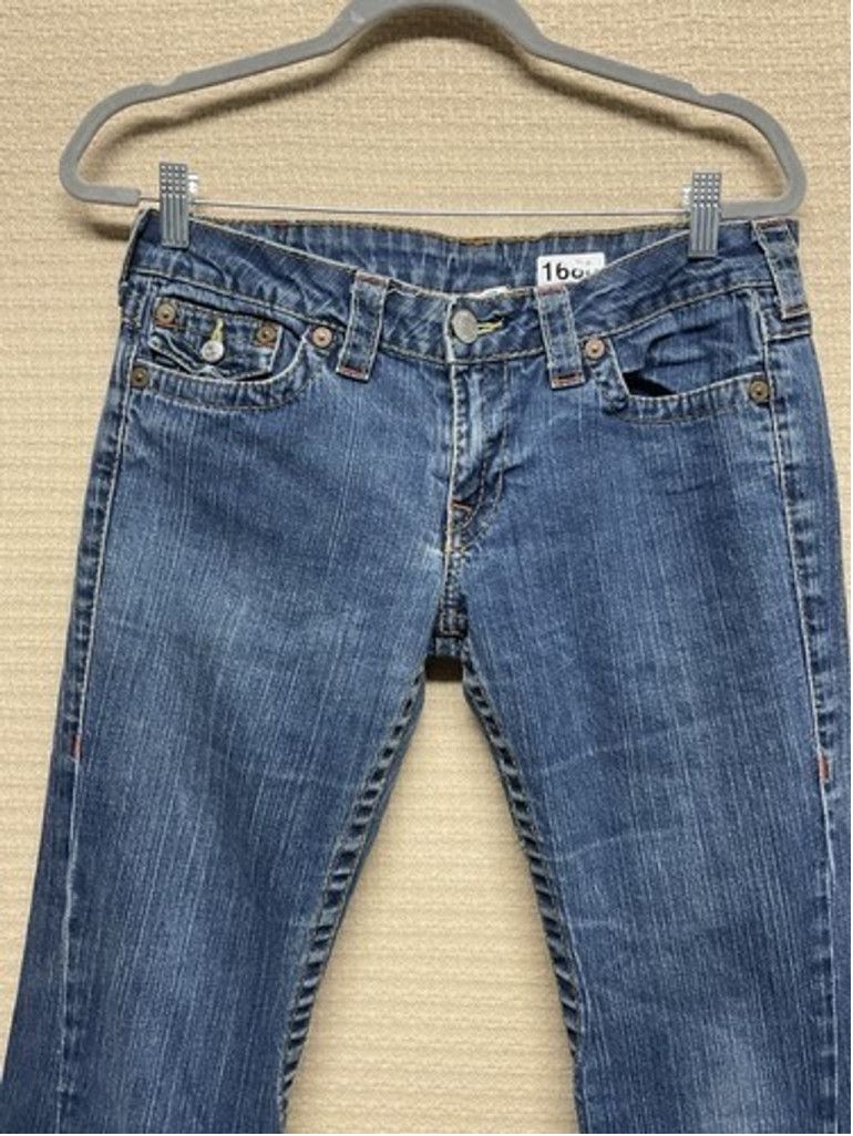 True Religion True Religion Joey Big T Flare Denim Jeans Women 31 Size 31" - 6 Thumbnail
