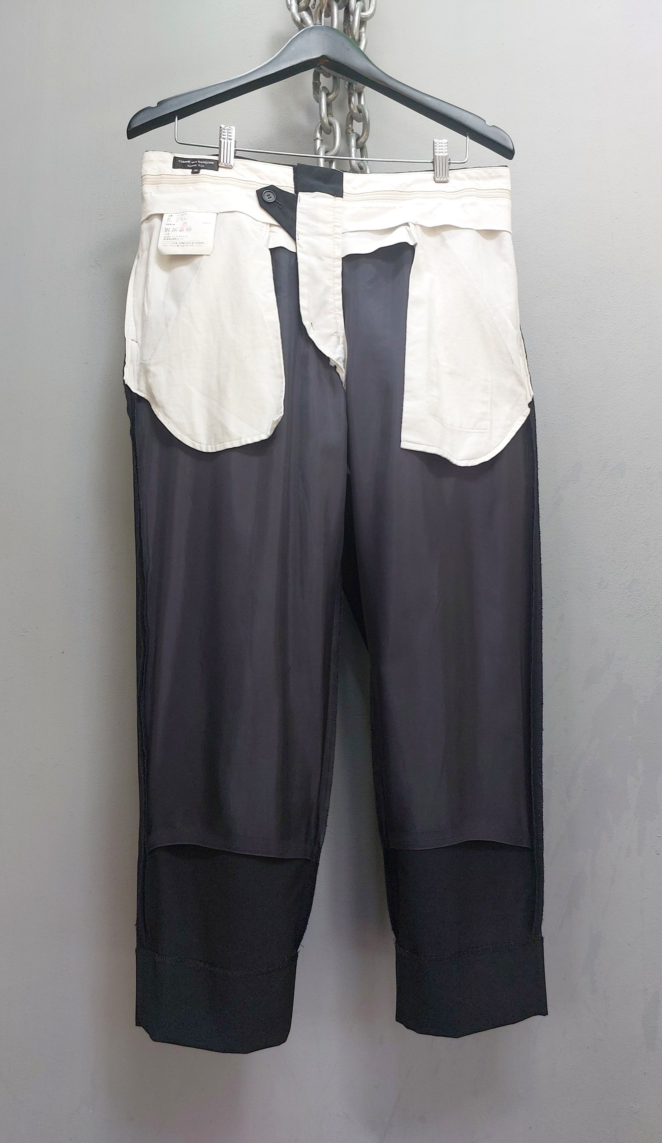 Comme des Garcons Homme Comme des Garcons Homme Plus AD 2012 Flat Front Wool Pants Size US 34 / EU 50 - 18 Thumbnail