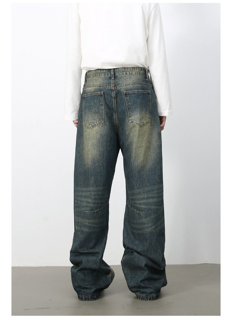 Japanese Brand Men's American retro distressed high street jeans Size US 32 / EU 48 - 5 Thumbnail