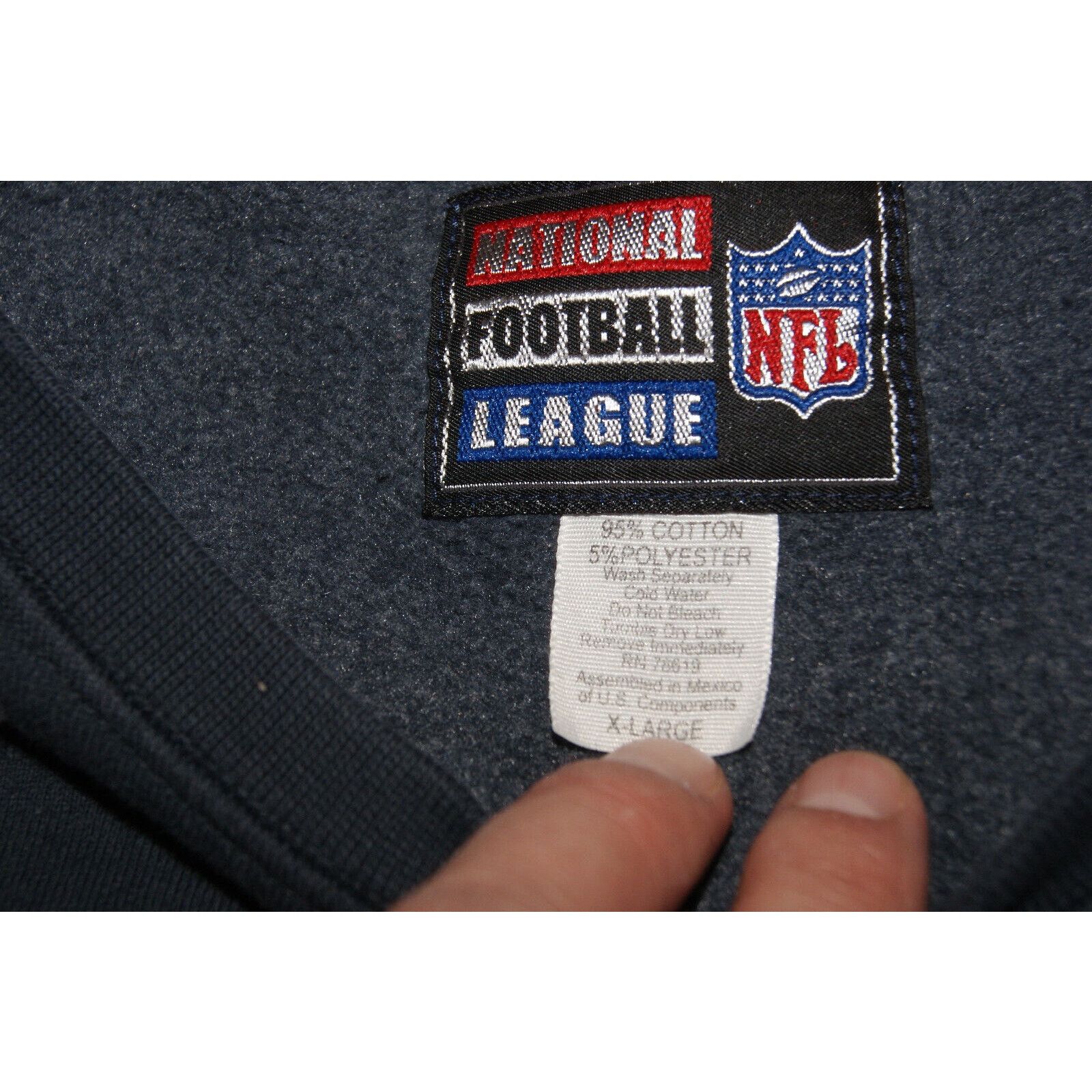 NFL VTG CHICAGO BEARS XL Sweatshirt Spell Throwback Logo 50/50 Size US XL / EU 56 / 4 - 2 Thumbnail
