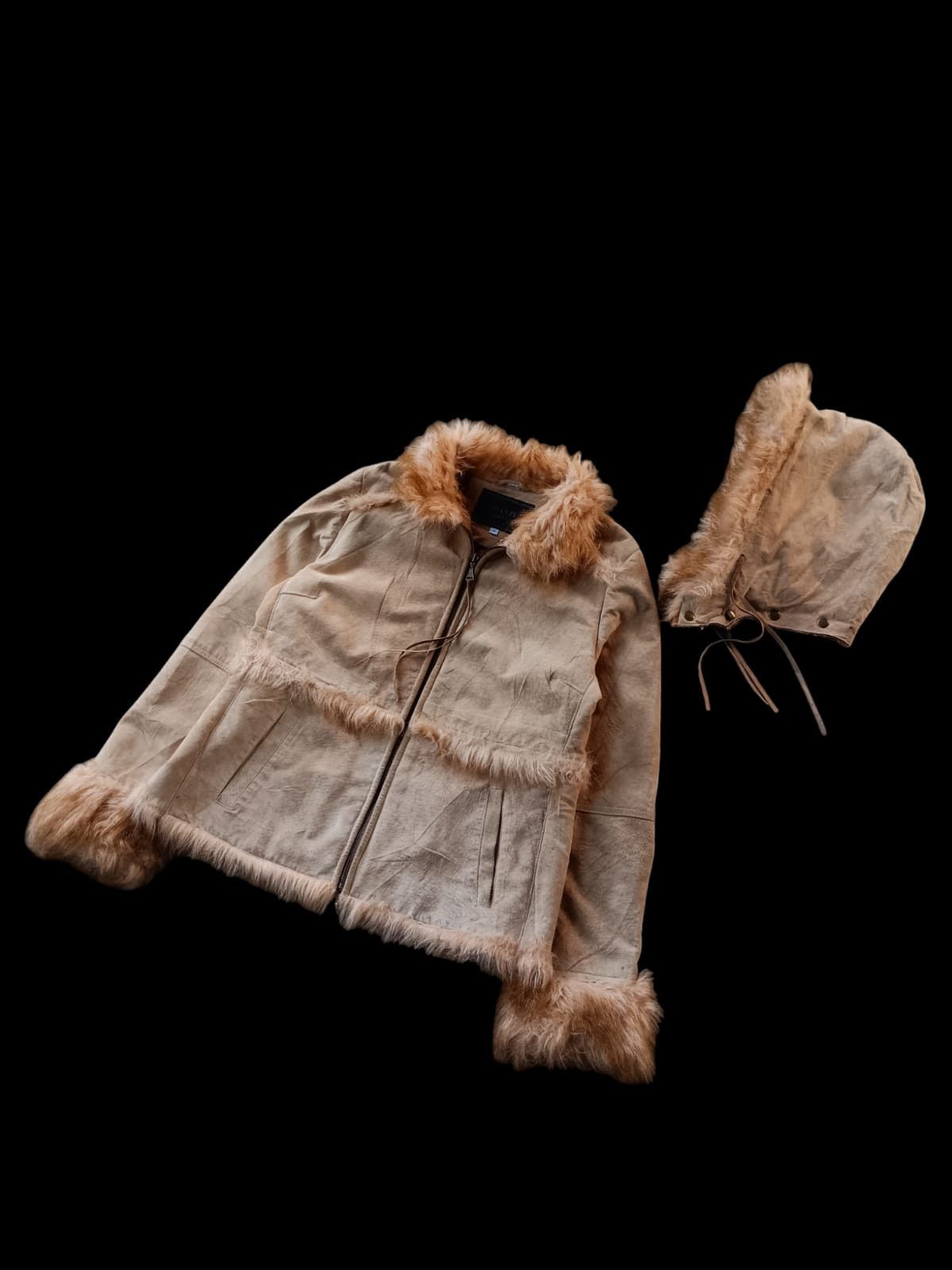 Vintage Avanti NewYork suede fur hoodie style jacket Size US M / EU 48-50 / 2 - 6 Thumbnail