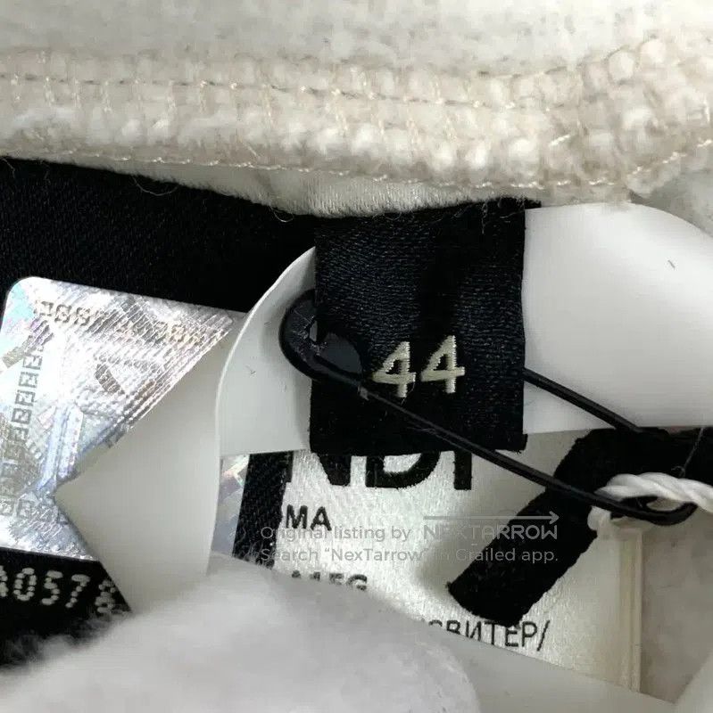 Fendi Fendi Beige Wool Women's Hoodie . Size L / US 10 / IT 46 - 6 Thumbnail