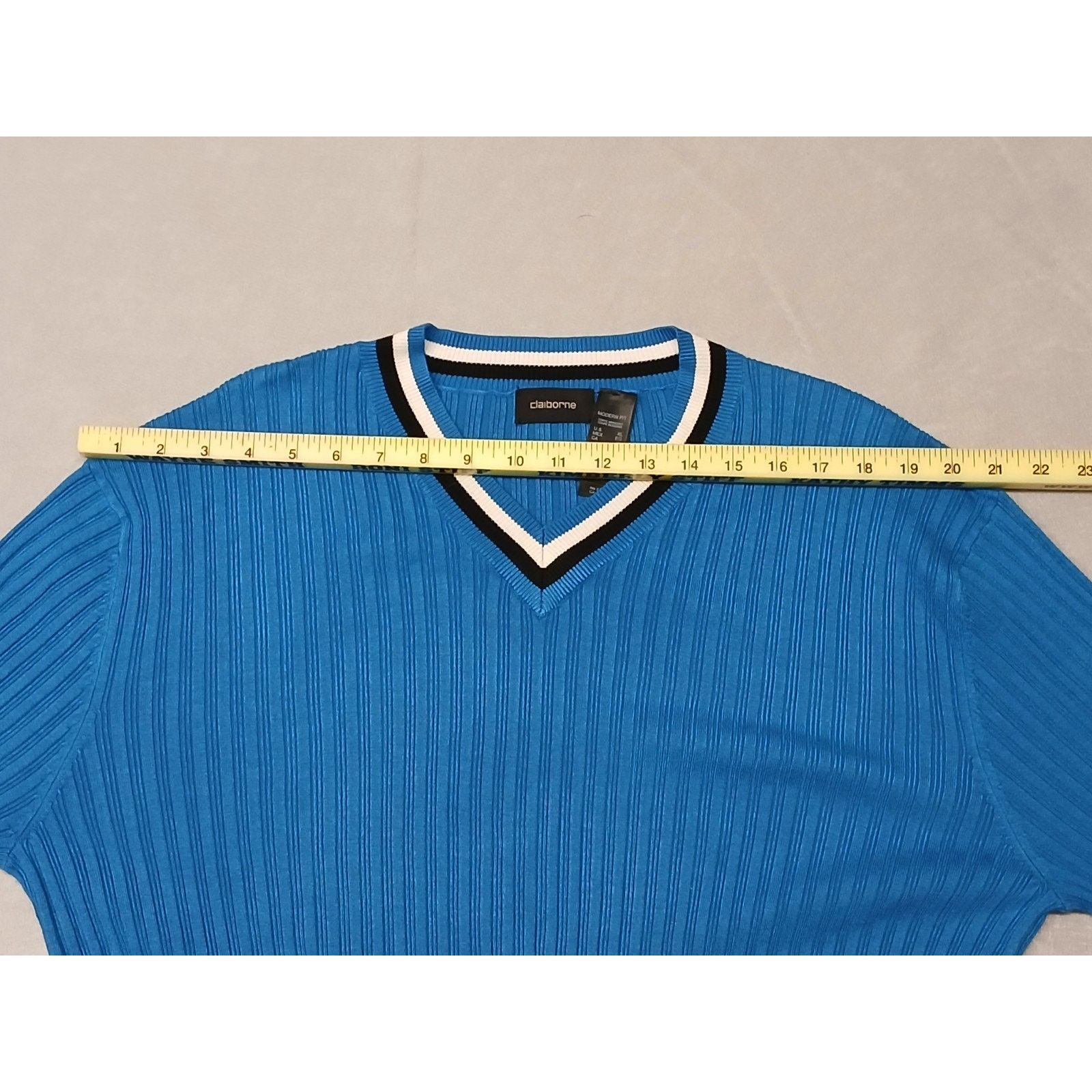 Liz Claiborne Claiborne Multicolor (XL) Stretch Long Sleeve Casual Sweater Size US XL / EU 56 / 4 - 4 Thumbnail