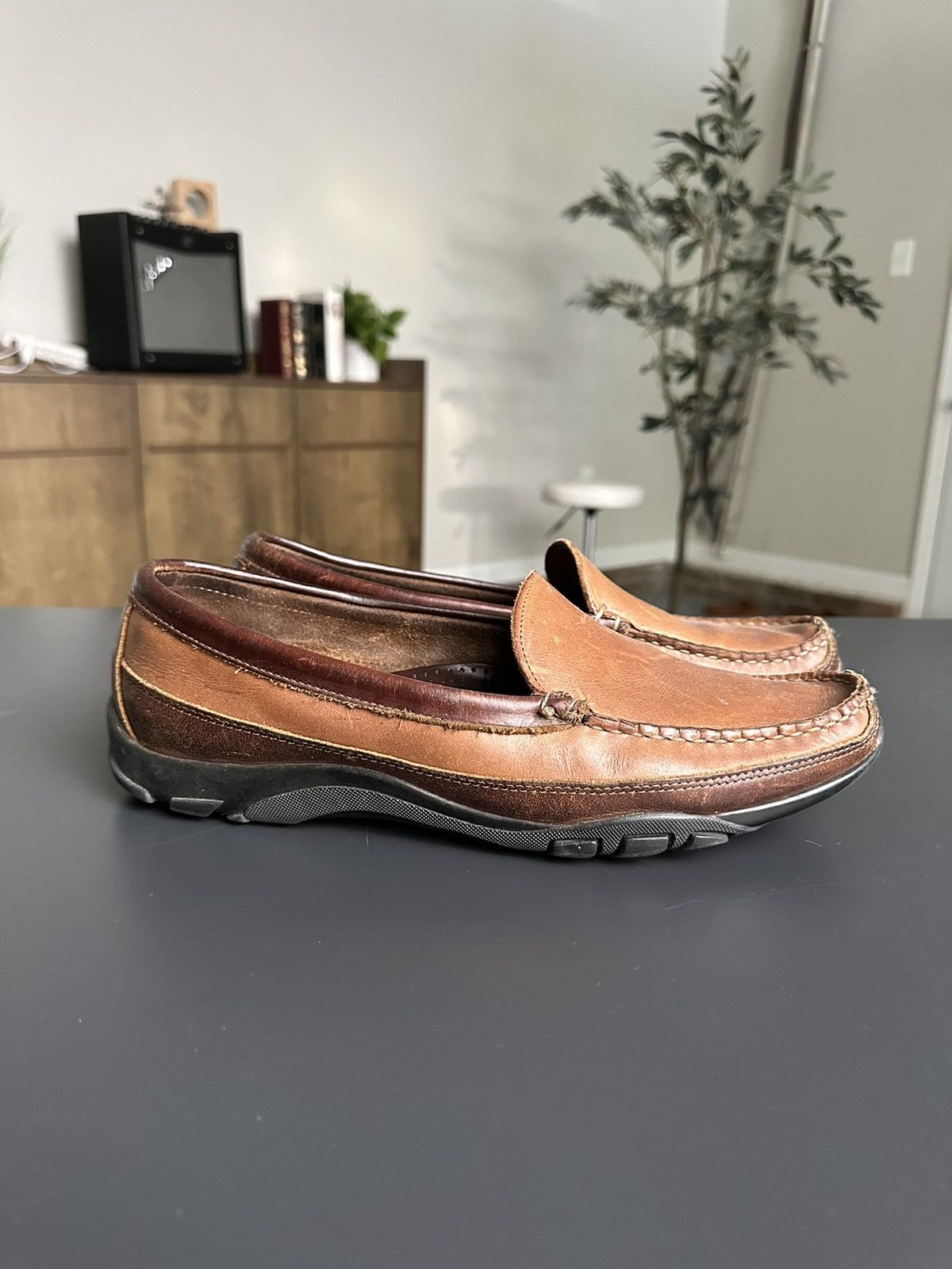 Allen Edmonds Boulder Loafers Slip on Driving Shoes Size US 11 / EU 44 - 4 Thumbnail