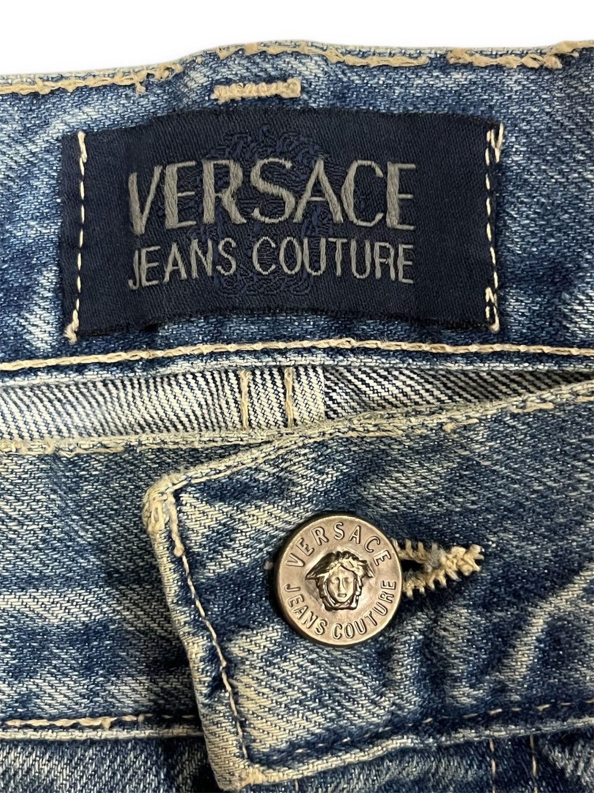 Versace 💥 rare 00s 💥versace jeans couture jeans Size US 38 / EU 54 - 3 Thumbnail