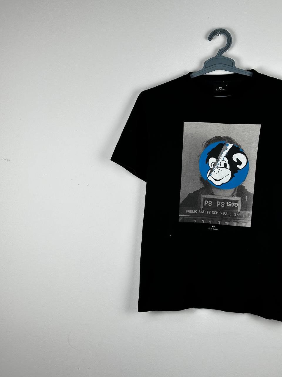 Designer × Paul Smith Paul Smith Graphic Print Monkey Black T Shirt Size US M / EU 48-50 / 2 - 2 Thumbnail