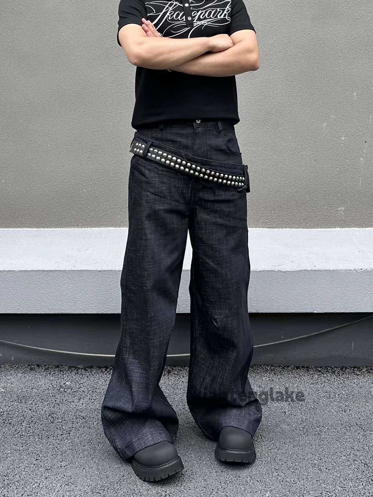 Jean zx wide Leg flared bootcut opium workwear jeans | Grailed