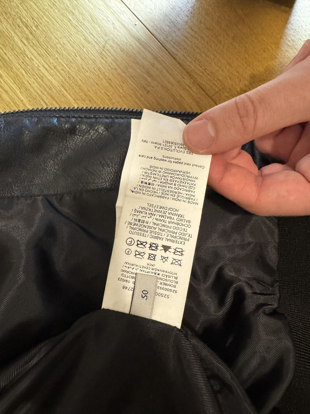 Trussardi Trussardi Leather Jacket Size US M / EU 48-50 / 2 - 8 Thumbnail