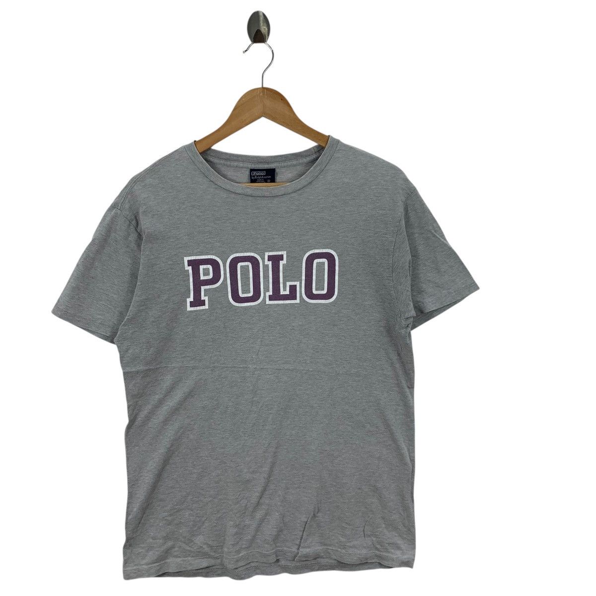 Polo Ralph Lauren Vintage 90s POLO RALPH LAUREN Stock Logo Tee Shirt Top Size US S / EU 44-46 / 1 - 4 Thumbnail