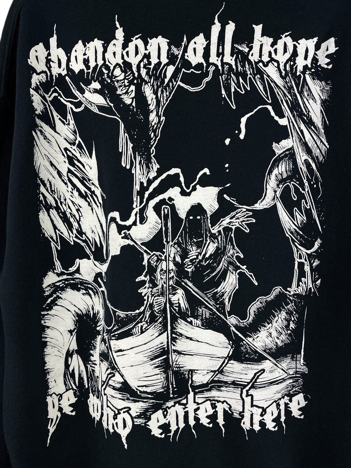 Band Tees Triverse Massacre Abandon All Hope Ye Who Enter Here Hoodie Size US M / EU 48-50 / 2 - 6 Thumbnail