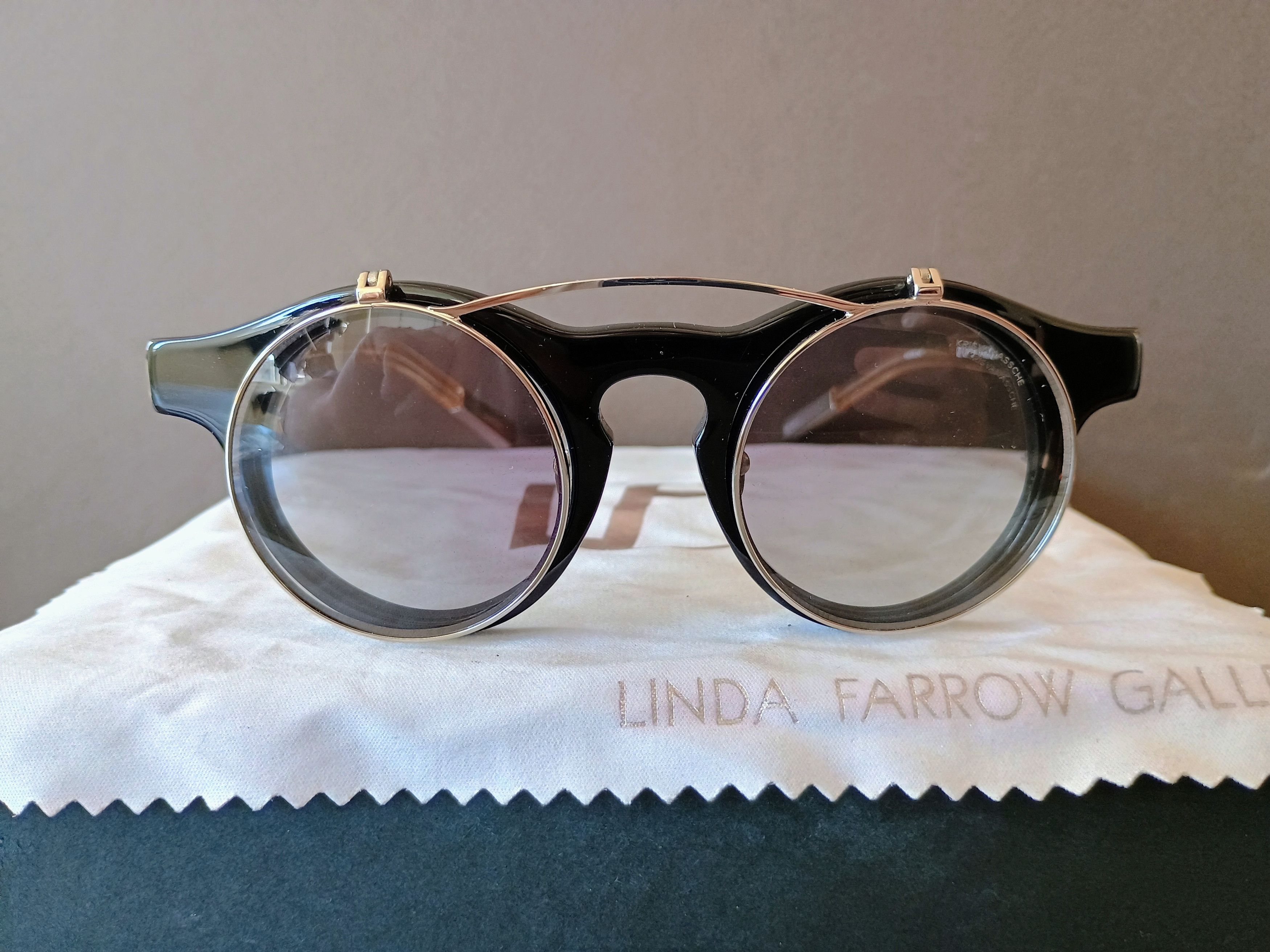 Kris Van Assche × Linda Farrow Flip up sunglasses | Grailed