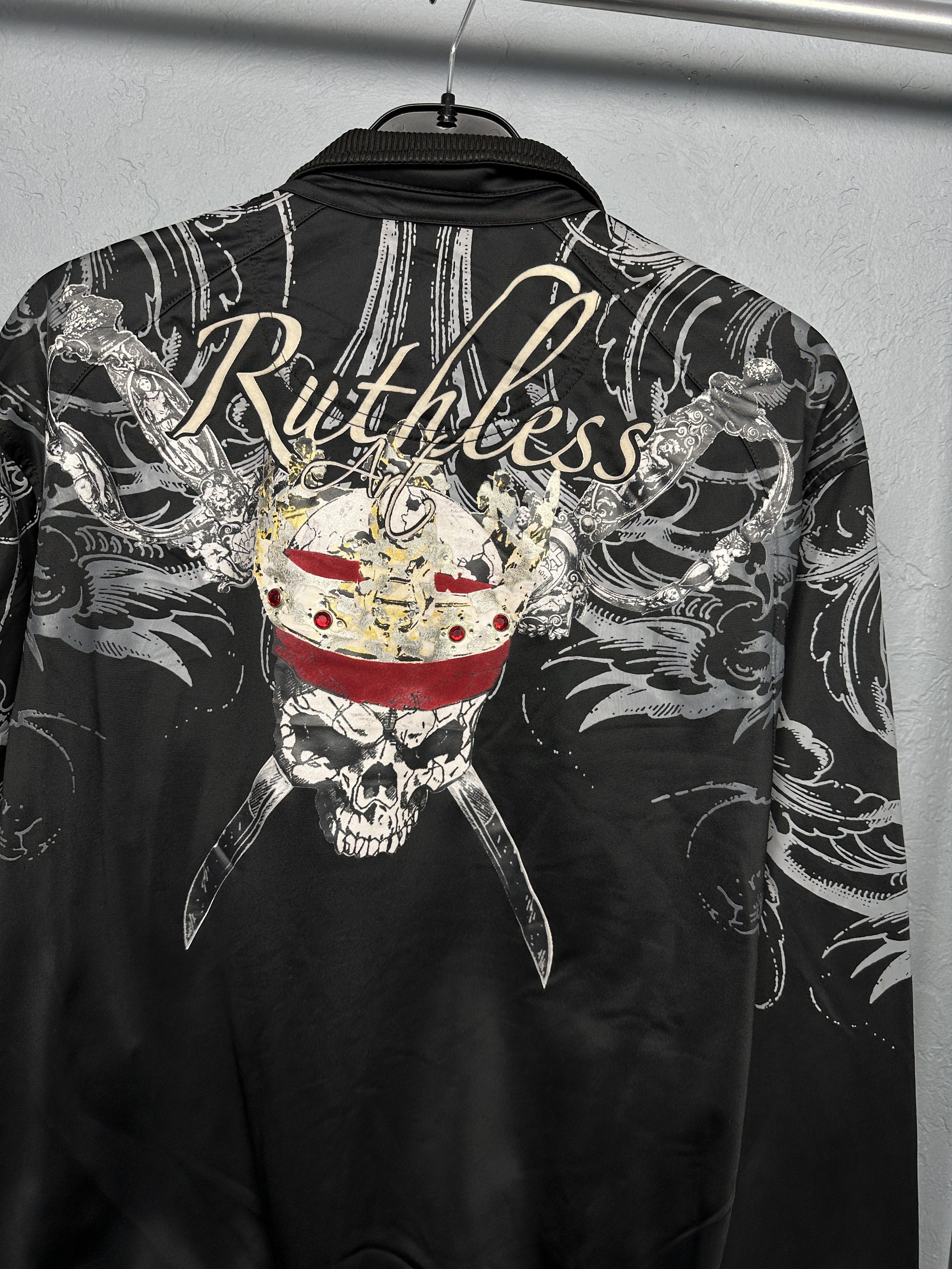 Japanese Brand Ruthless Art Avant Garde Mens Track Top Jacket Pirates Size US L / EU 52-54 / 3 - 2 Thumbnail