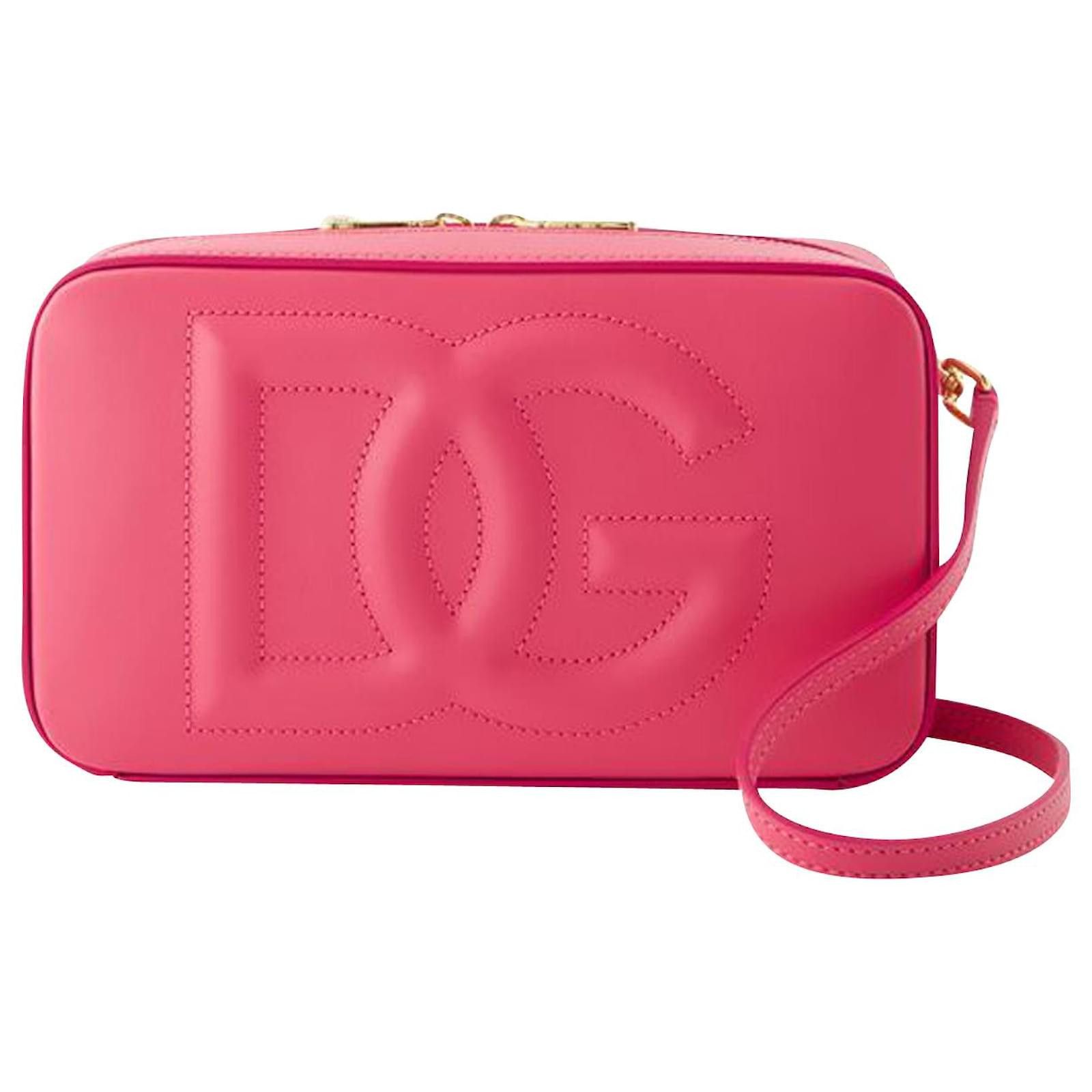 Dolce & Gabbana o1s22i1n1024 Size: OS / Leather Camera Bag in Pink Size ONE SIZE - 1 Thumbnail