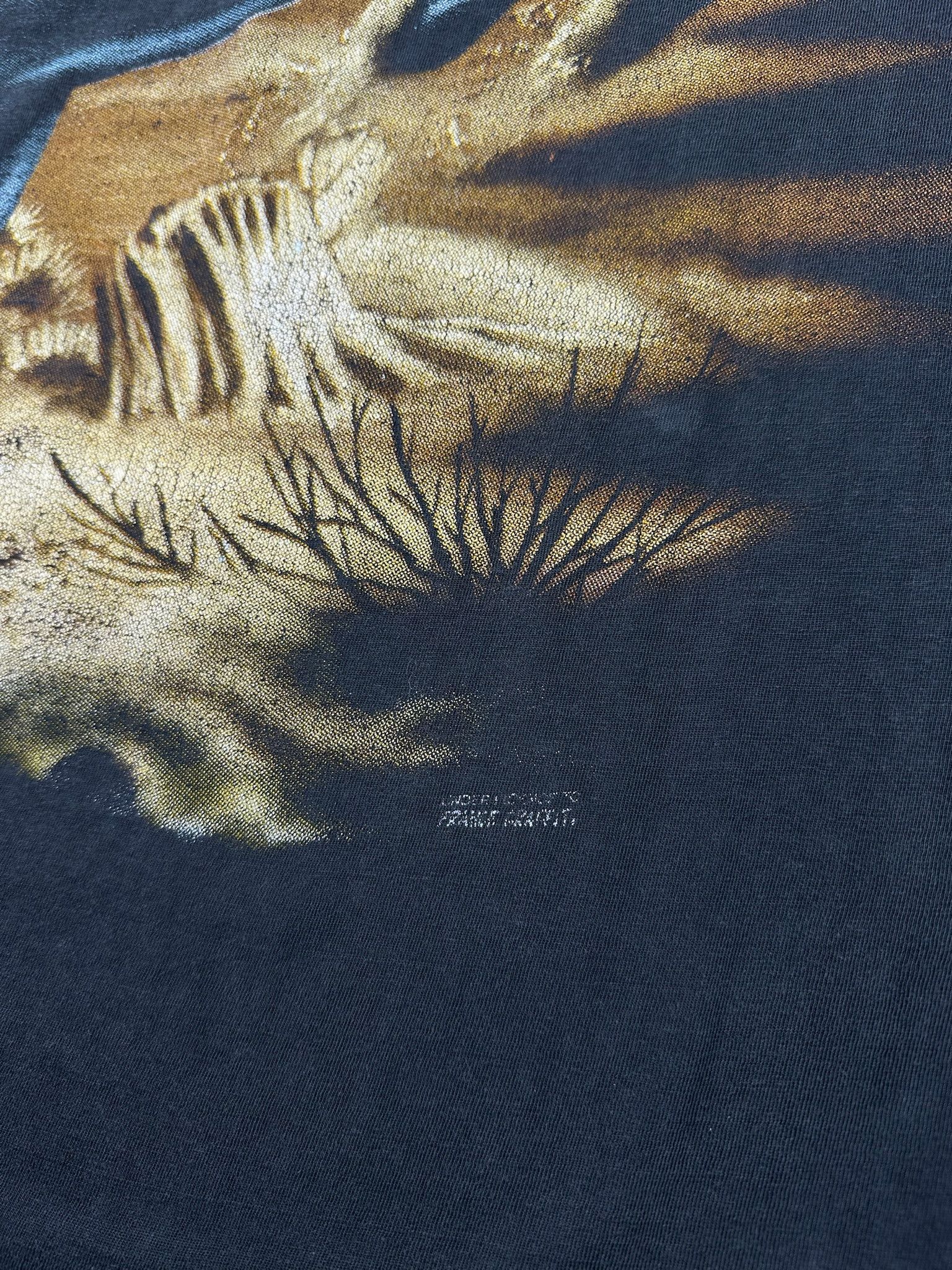 Vintage Vintage Art Horse T Shirt Big Print 90s Animals Rare Size US L / EU 52-54 / 3 - 3 Thumbnail